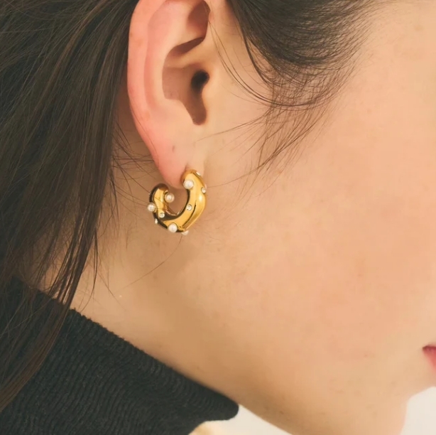 LOEM TOKYO - SWISH PEARL PIERCE