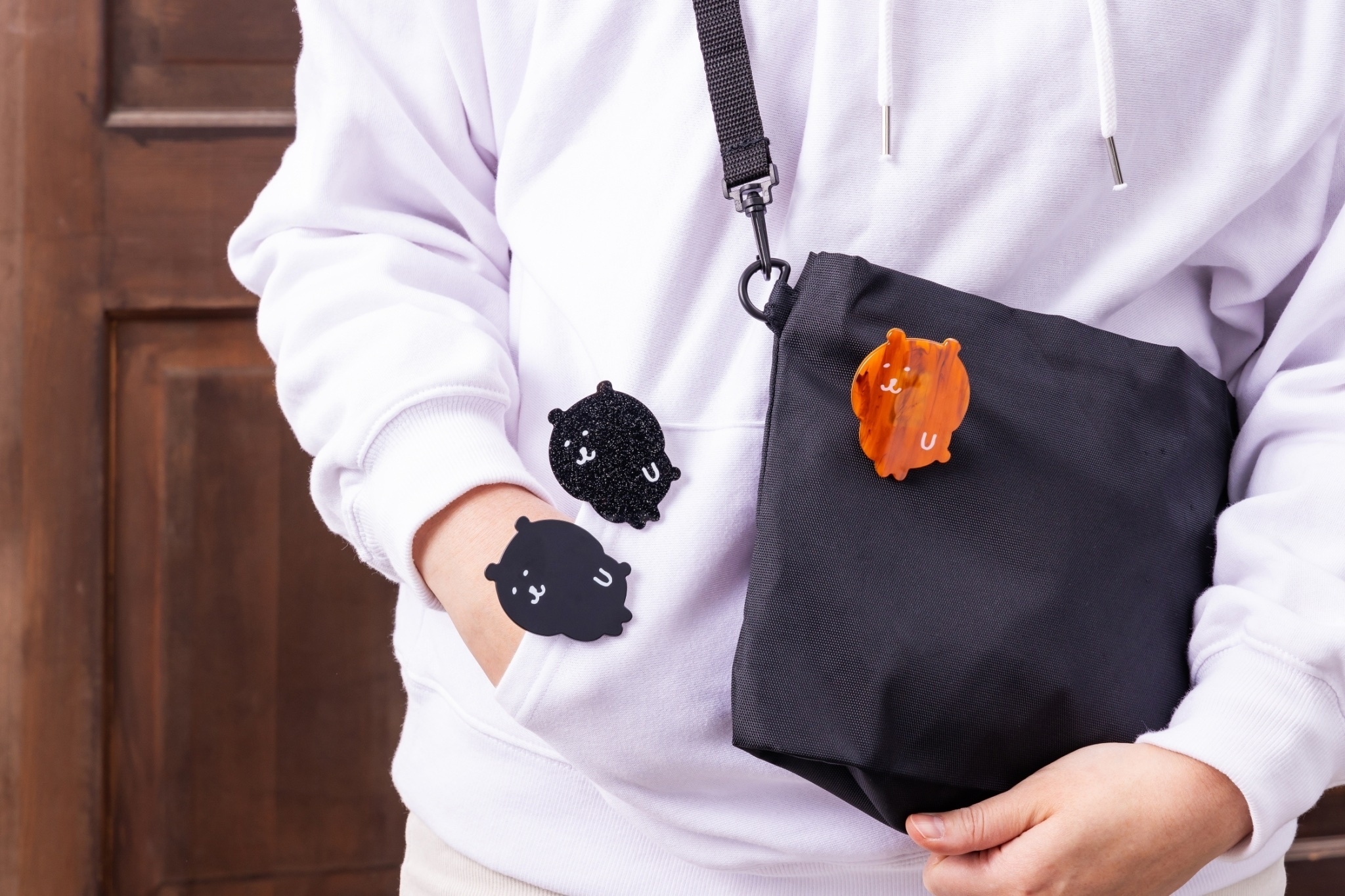 預訂｜Nagano展 黑熊 亞克力襟章