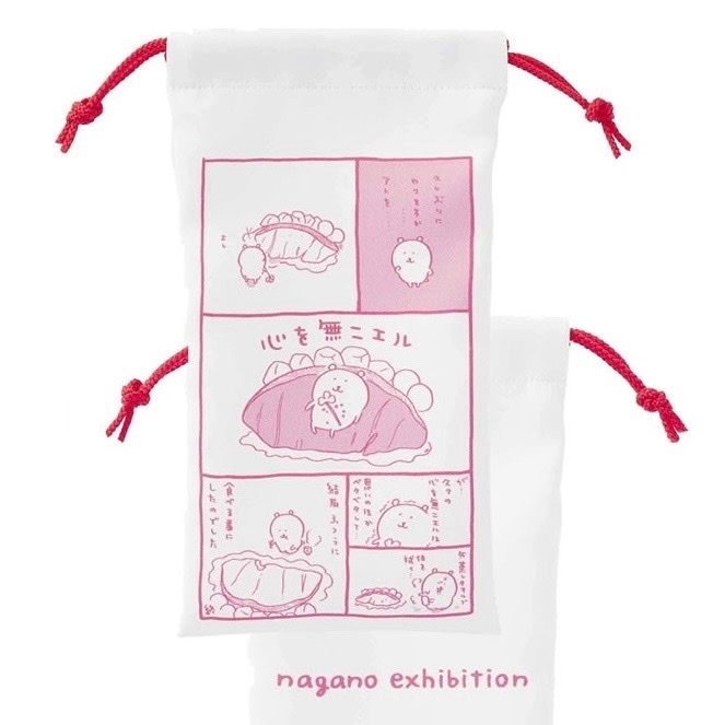 預訂｜Nagano展 長型索繩袋 (紅色)