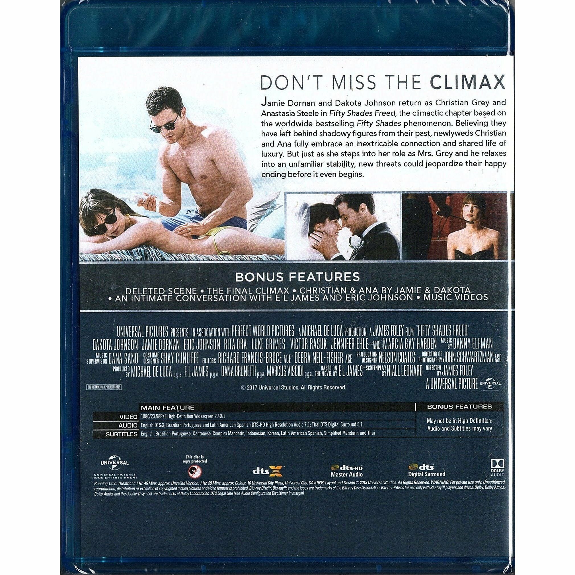 格雷的五十道色戒3 (終極加長版) (Blu-ray) (香港版)