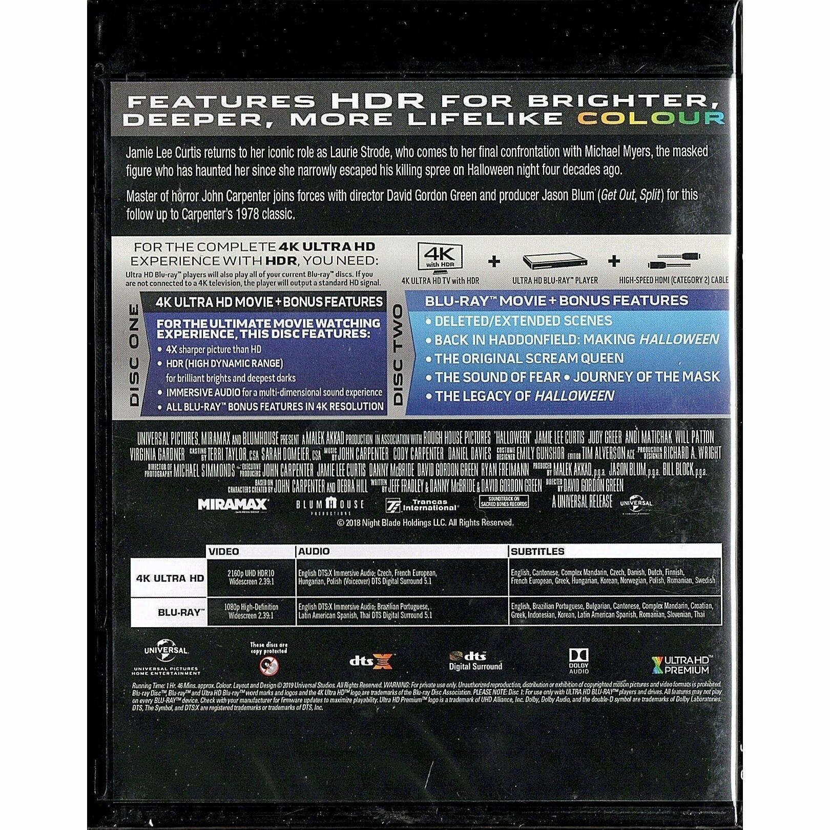 月光光心慌慌 (2018) (4K Ultra HD + Blu-ray) (香港版)