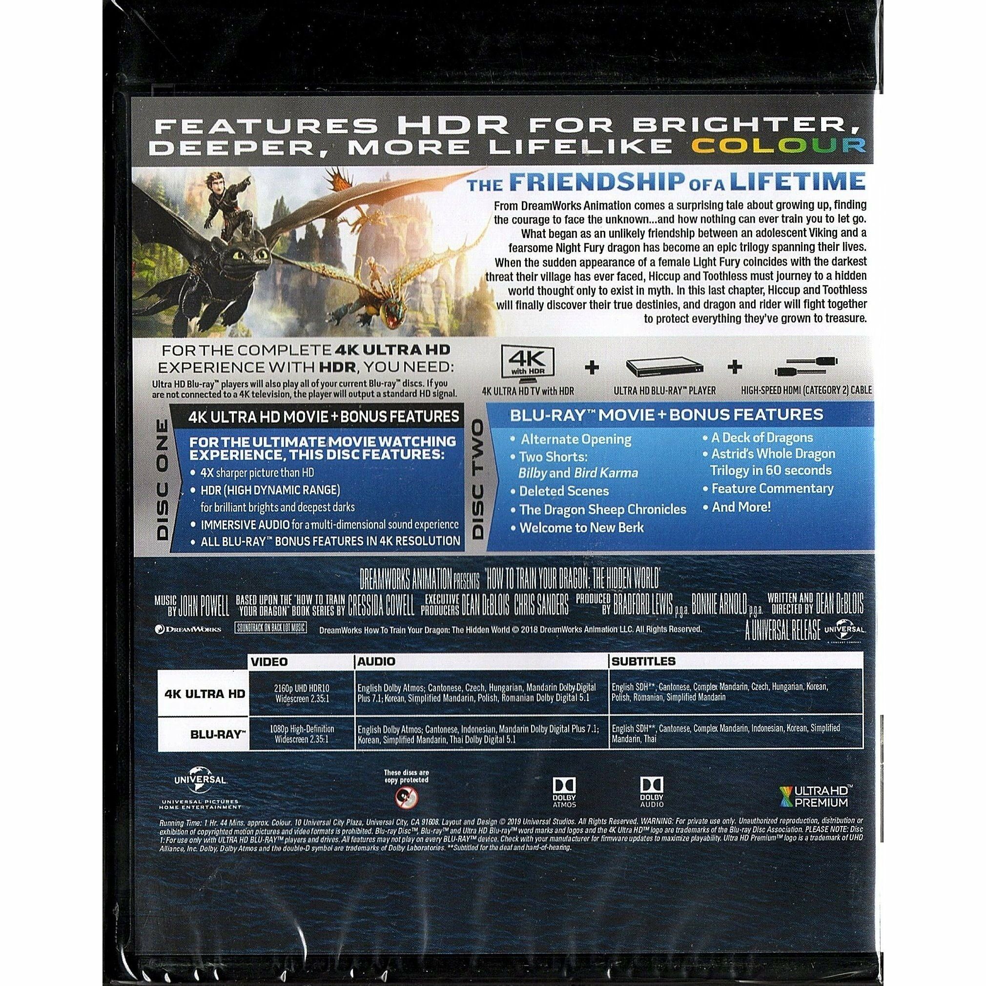 馴龍記3 (2019) (4K Ultra HD + Blu-ray) (香港版)