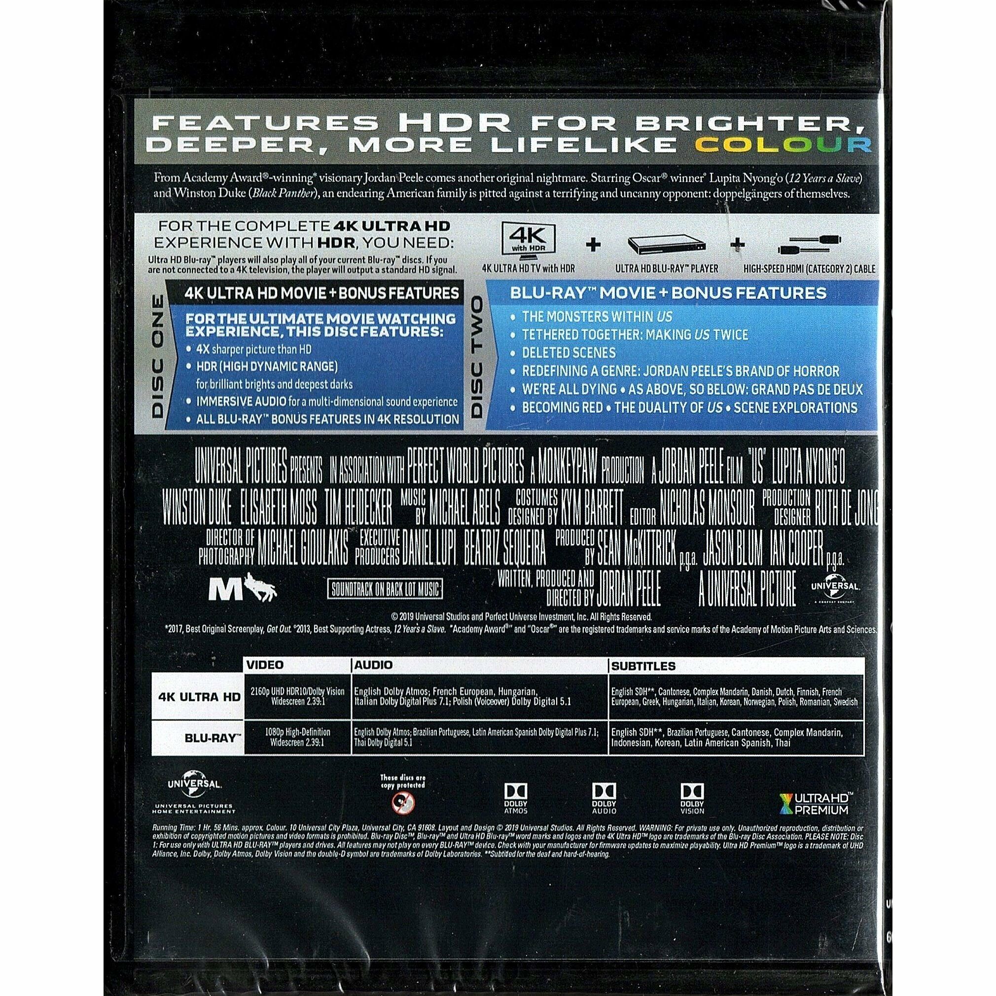Us《我們．異》(2019) (4K Ultra HD + Blu-ray) (香港版)