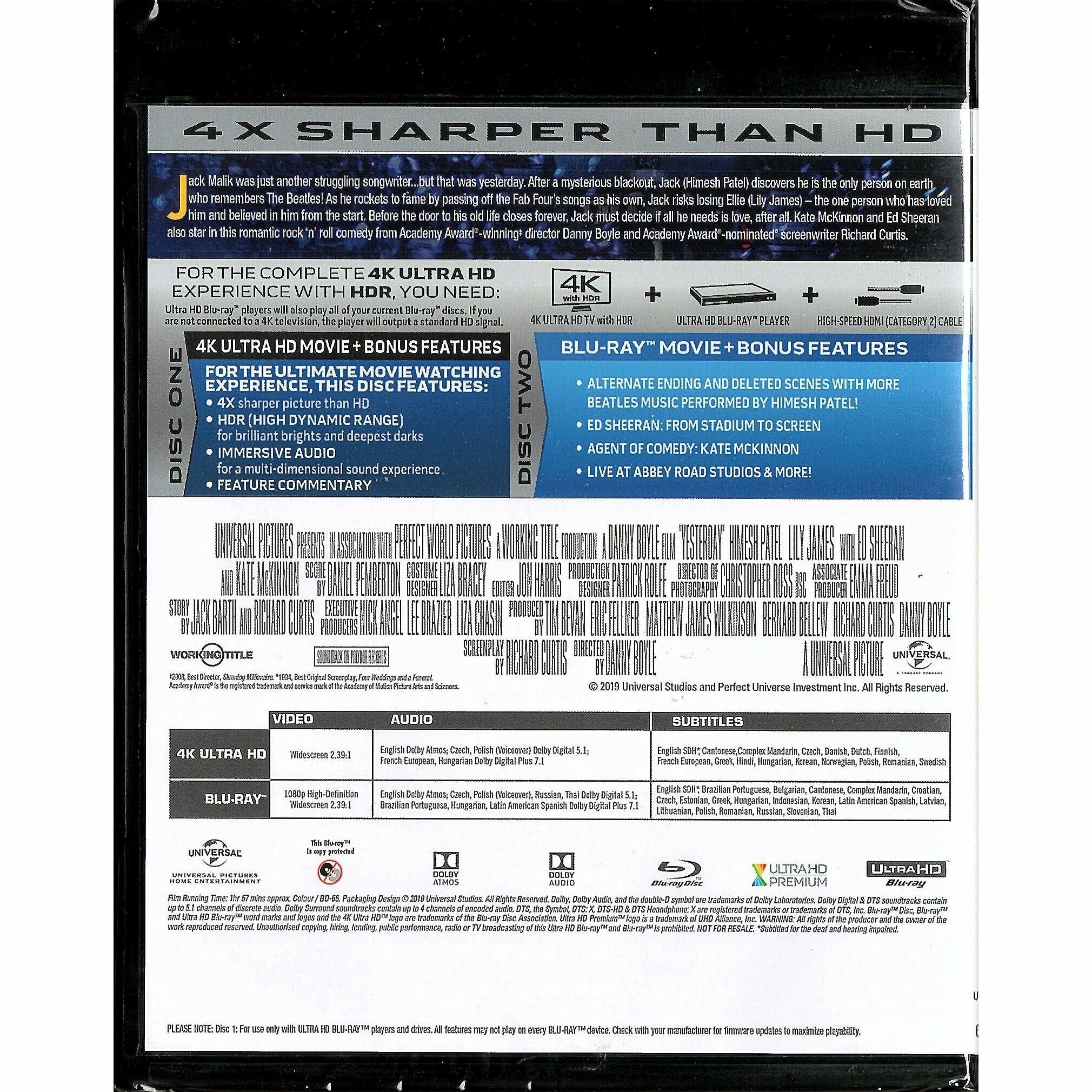 緣來自昨天 (2019) (4K Ultra HD + Blu-ray) (香港版)