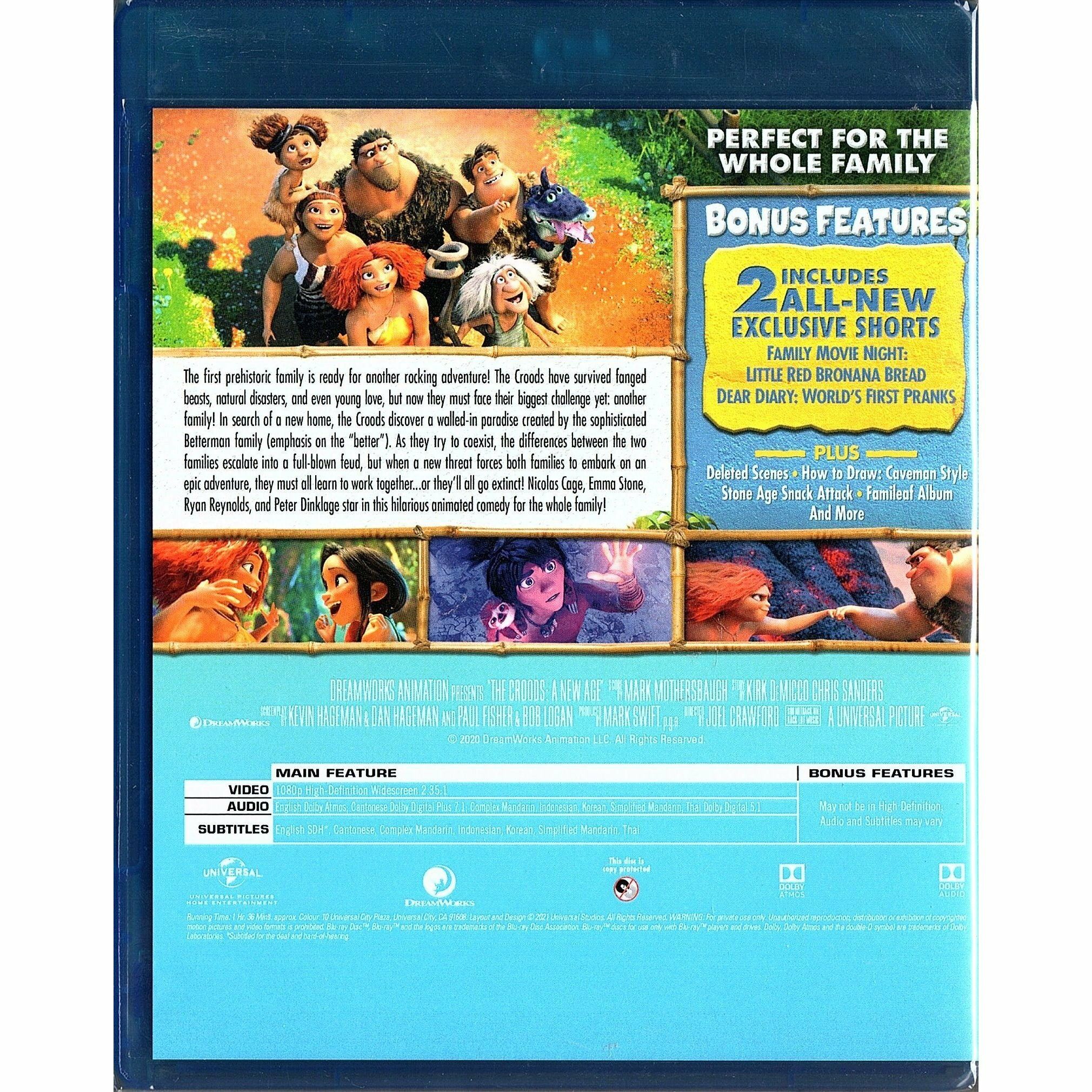 Croods: A New Age, The《古魯家族2：霸器新時代》(2020) (Blu-ray) (香港版)