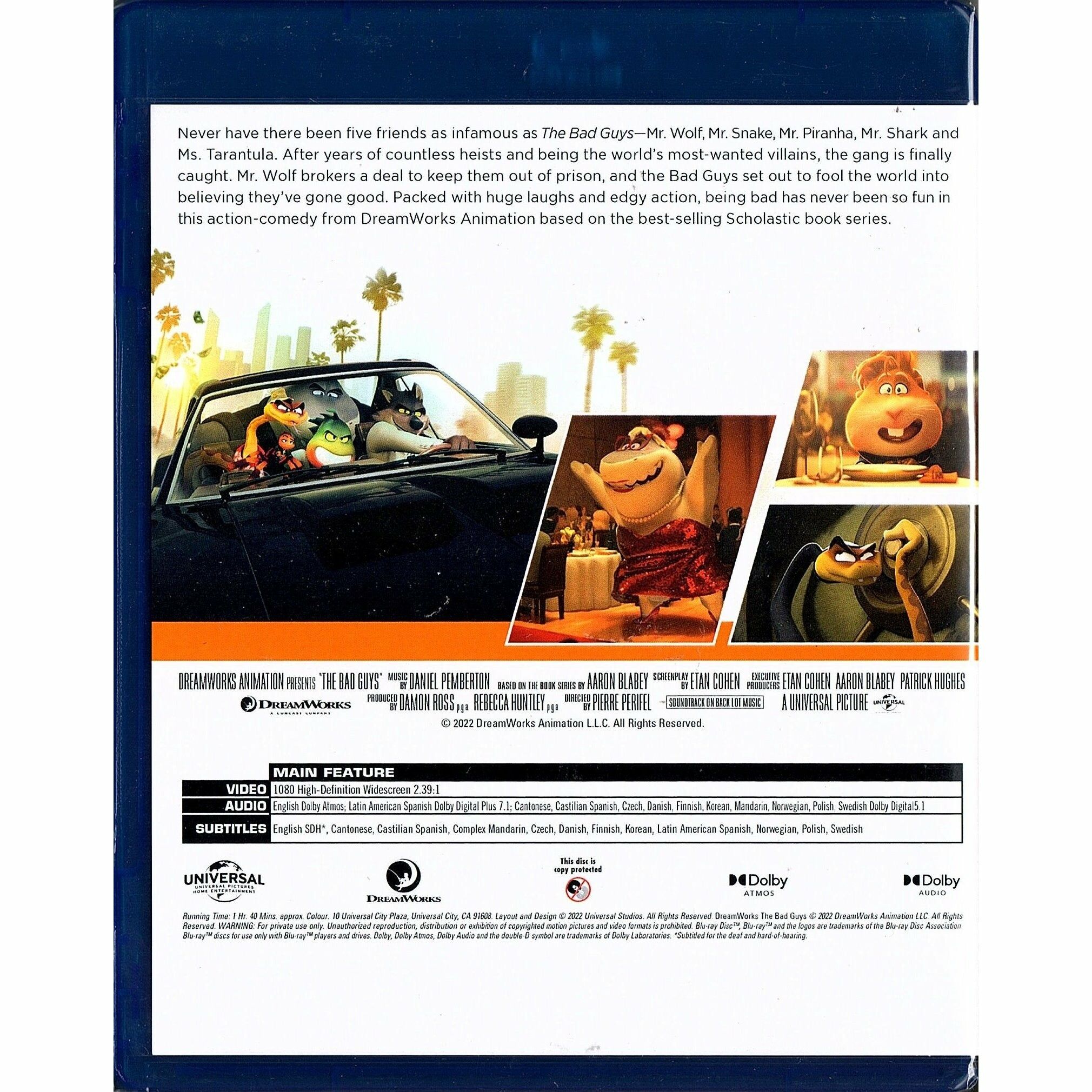 Bad Guys, The《壞蛋聯盟》(2022) (Blu-ray) (香港版)