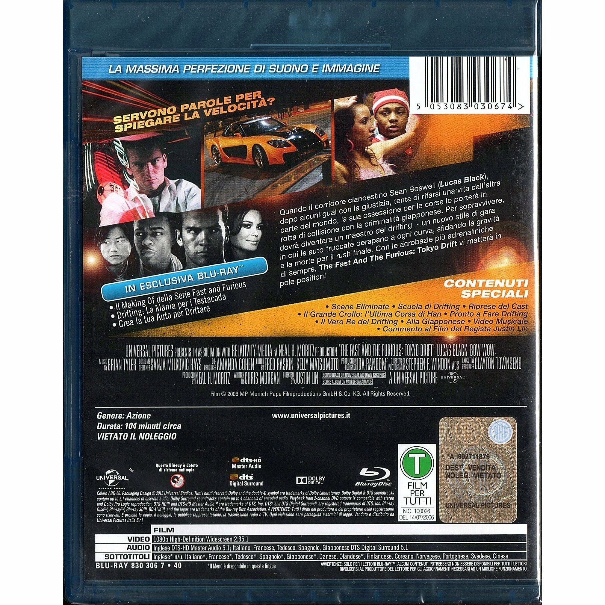 Fast and the Furious, The: Tokyo Drift (2006) (Blu-ray) (Italy Version)