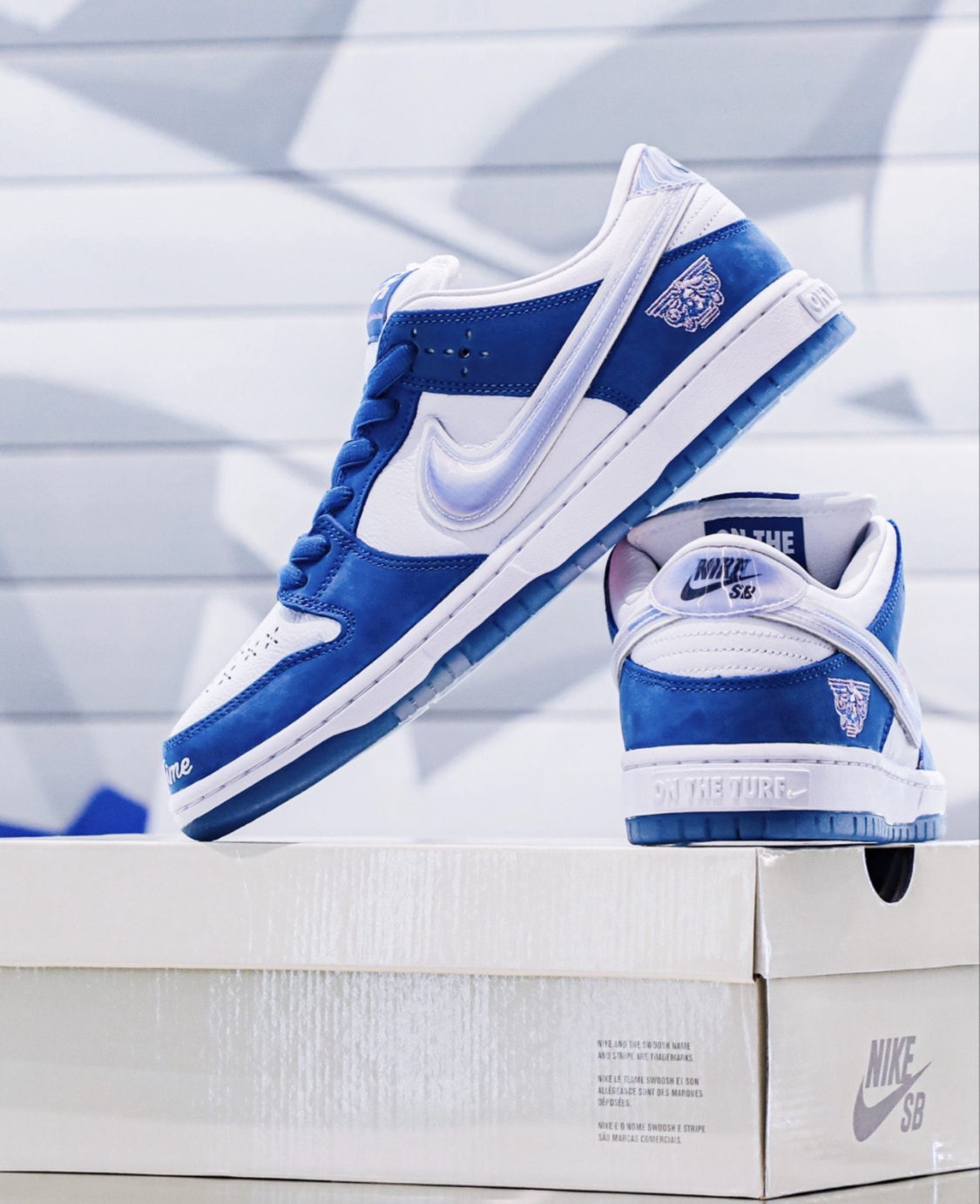 【Focus Store】預購 Born x Raised x Nike Dunk Low SB "One Block at a Time" 藍白 FN7819-400