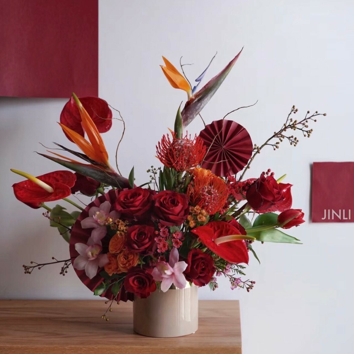 喜慶鮮花盆花 春禧