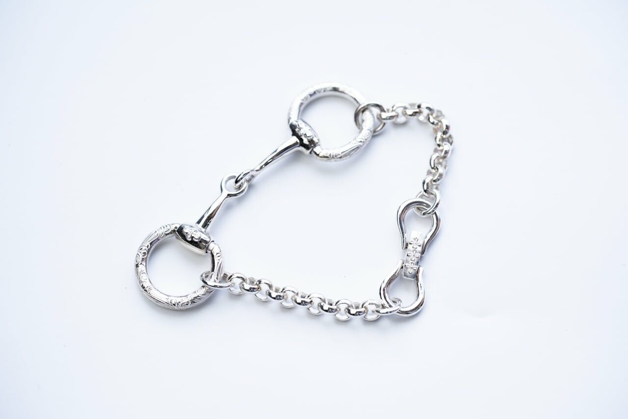 Wakan Silver Smith BN-081 Horse bit bracelet (M)