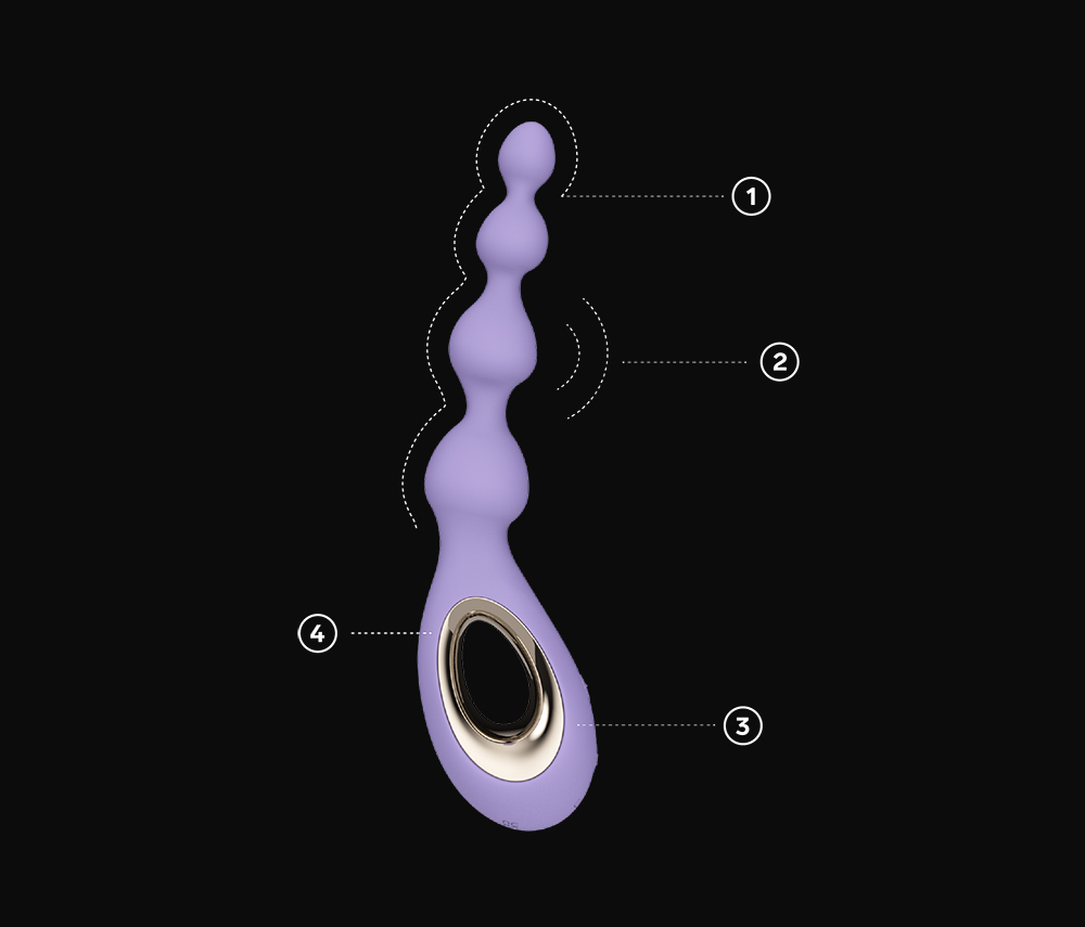 LELO SORAYA Beads,LELO,瑞典 LELO,情趣用品,情趣玩具,後庭玩具,後庭震動器,後庭拉珠,後庭按摩器