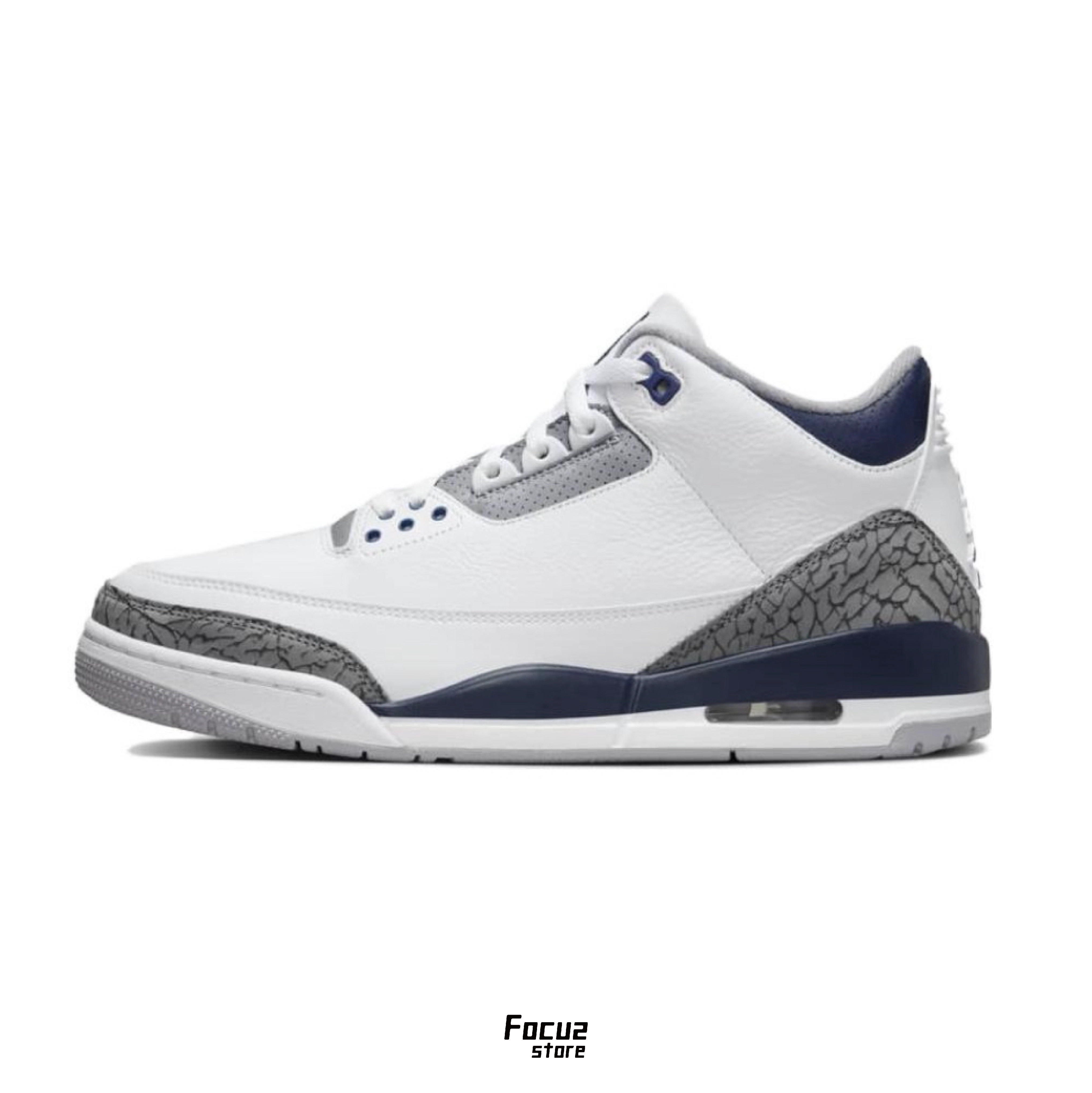【Focus Store】現貨秒發 Nike Air Jordan 3 "Midnight Navy" 灰藍 CT8532-140