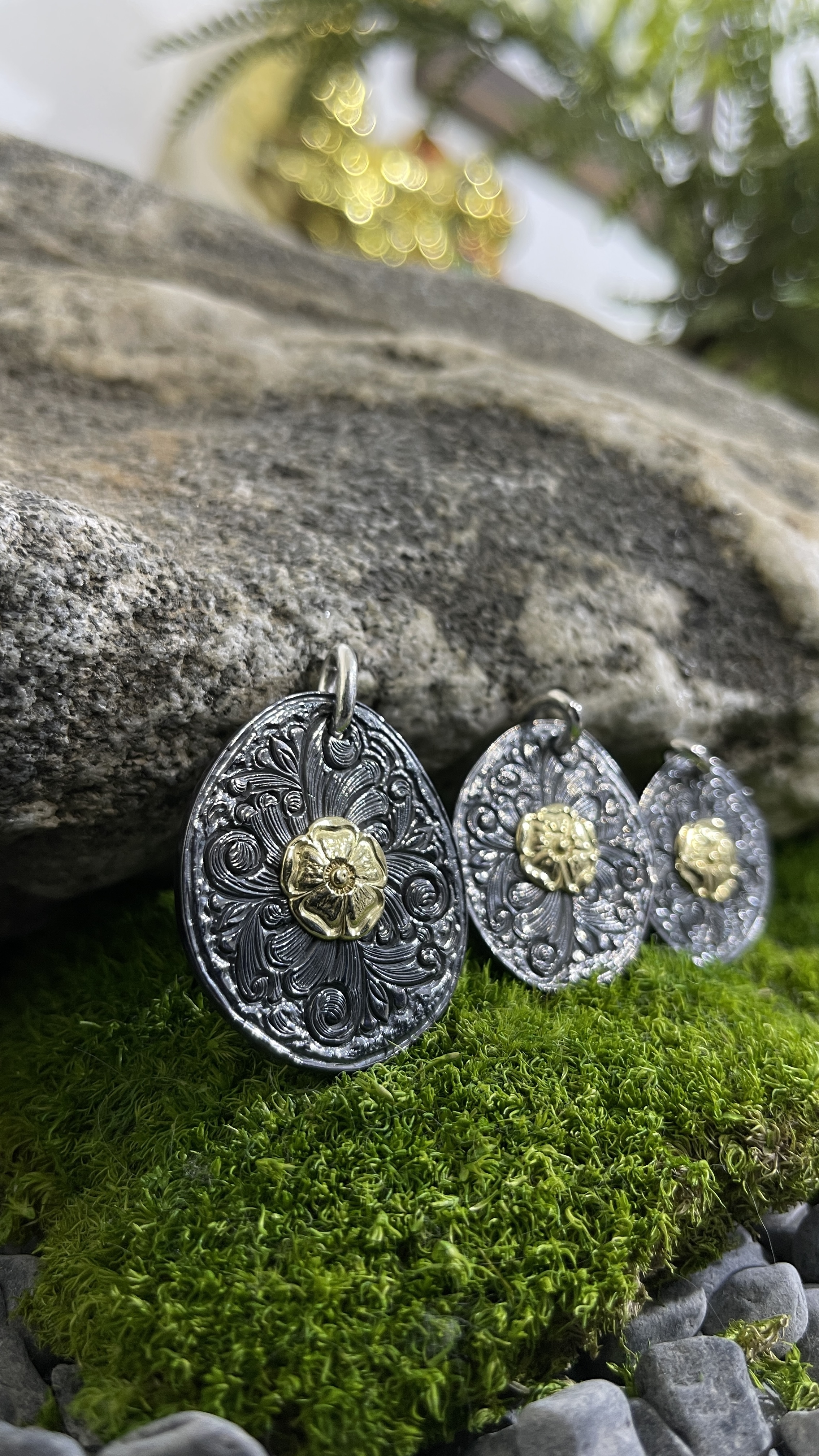 Wakan Silver Smith  點金唐草牌