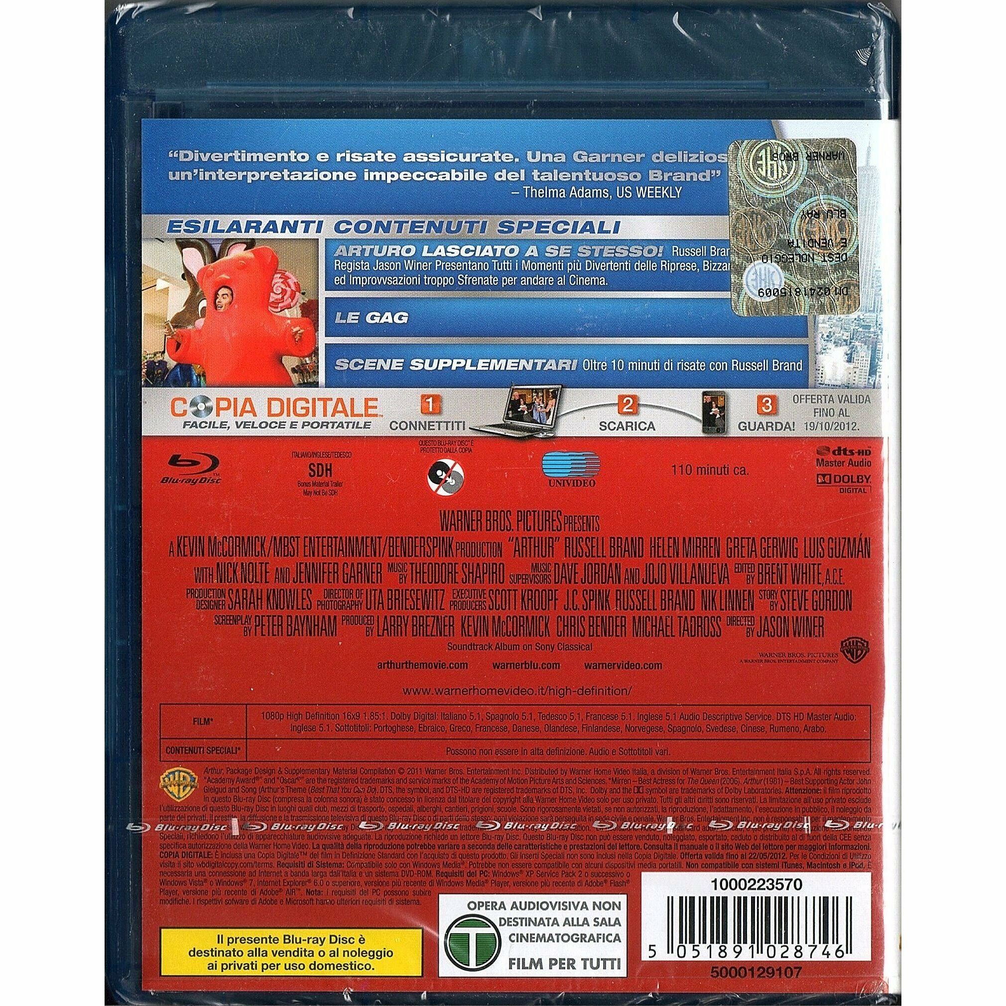 Arthur (2011) (Blu-ray) (Italy Version)