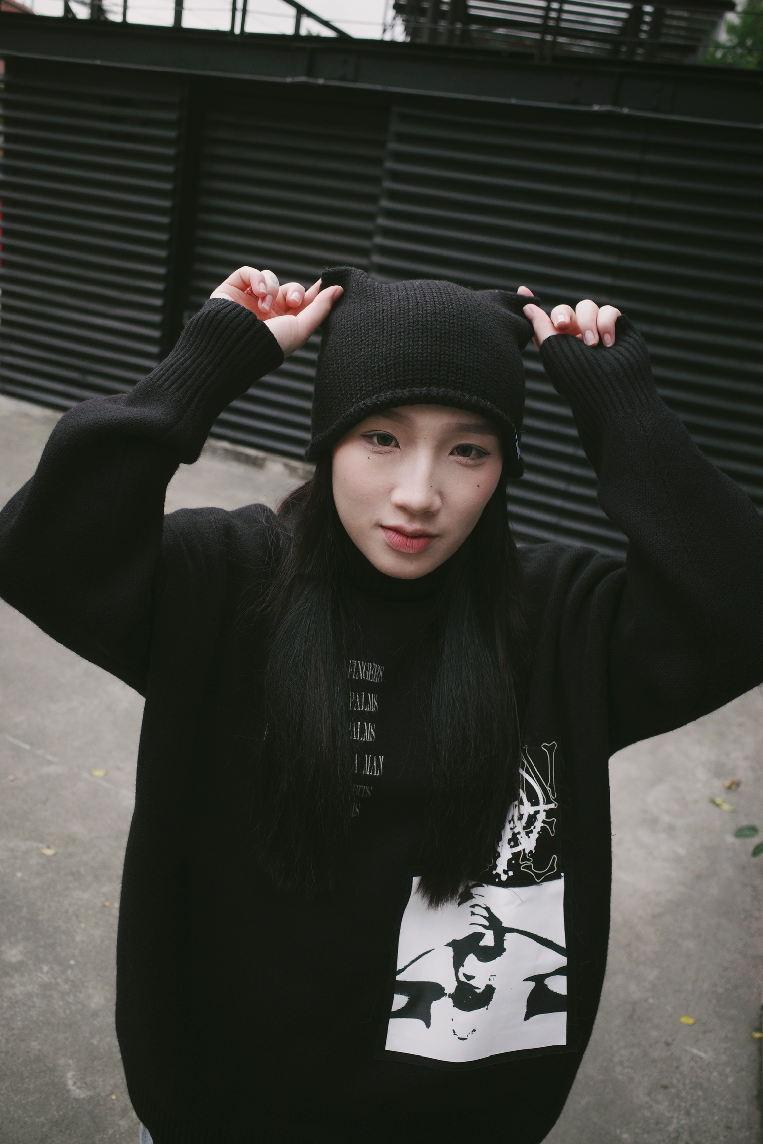 <熱銷回歸😈> Fe3c 小惡魔針織 喵喵帽