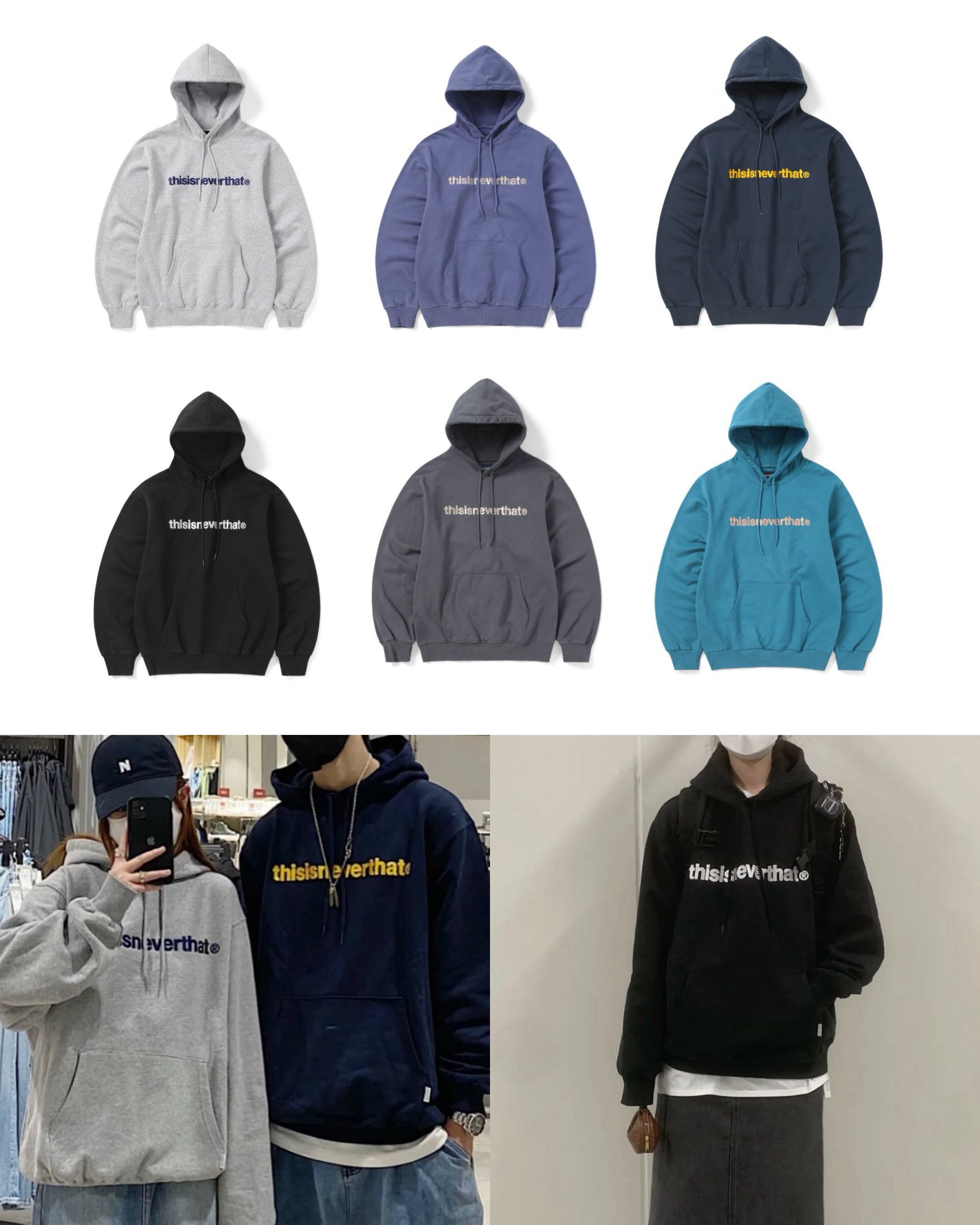 (THISISNEVERTHAT) T-Logo Hoodie | 6color