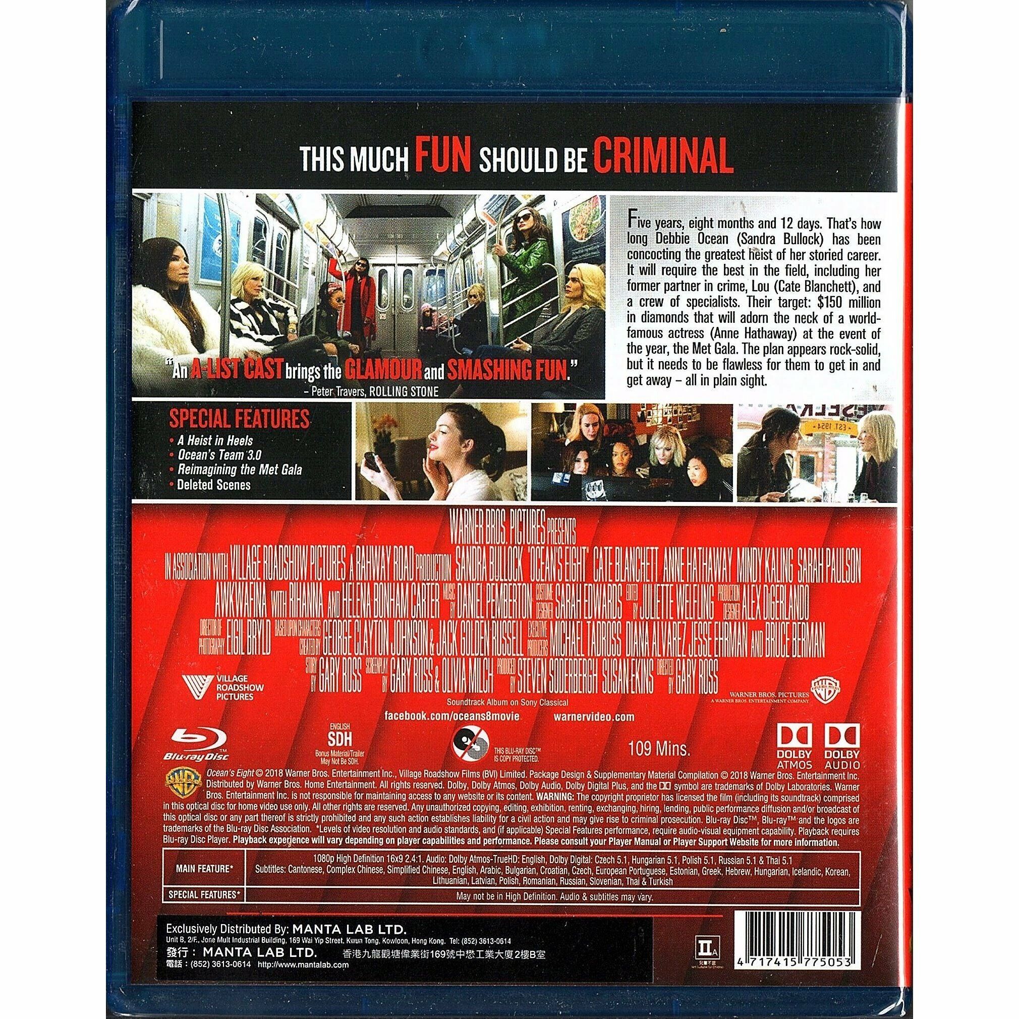 Ocean's Eight (2018) (Blu-ray)