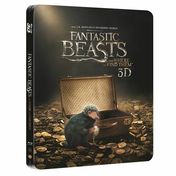 FANTASTIC BEASTS AND WHERE TO FIND THEM (Steelbook) (Blu-ray 3D + Blu-ray)