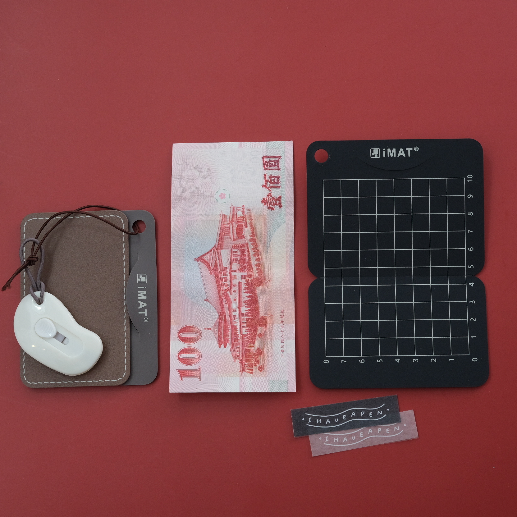 拾筆 喵山迷你切割墊 (小切割墊+美工刀)｜IMAT 臺灣