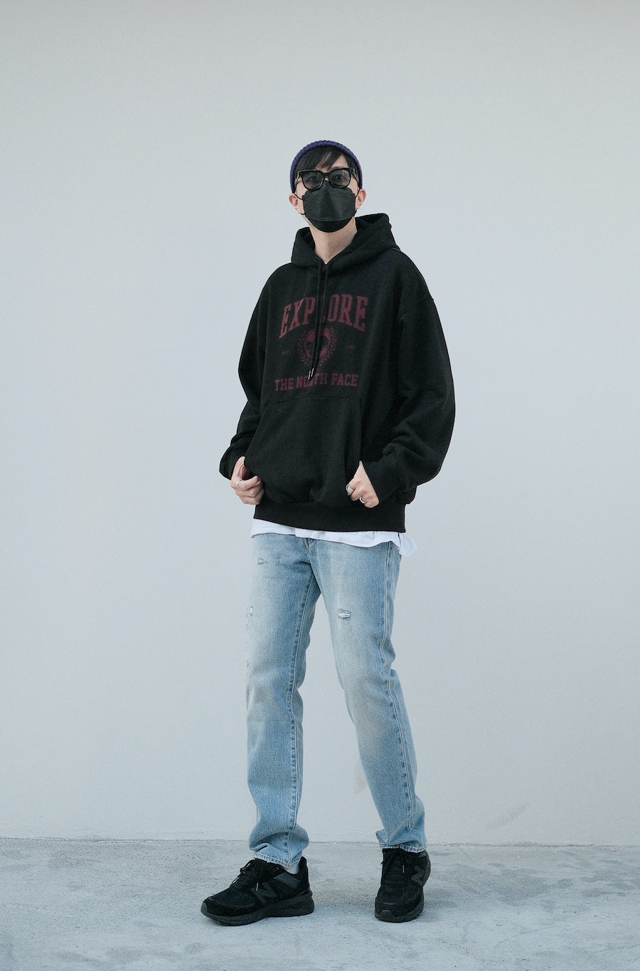 The North Face White Label 限定 探索山林 徽章帽Tee