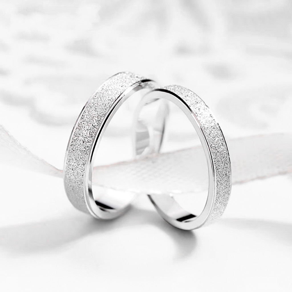 「愛的印記😘」情侶戒指💍 ｜S925純銀｜活口對戒或閉口對戒｜免費刻字✒️｜