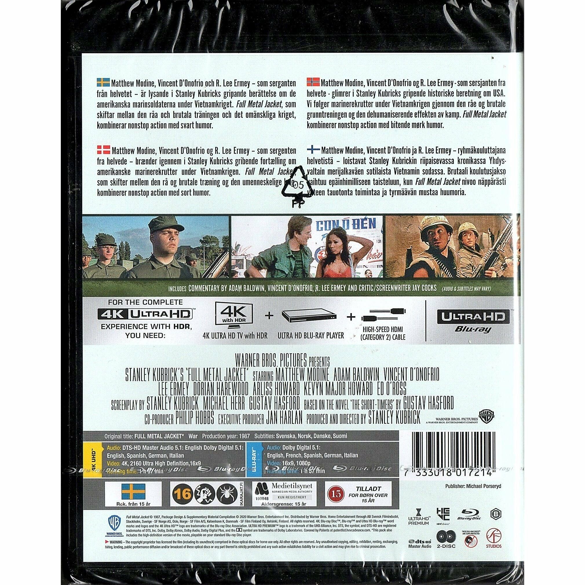 烈血焚城 (1987) (4K Ultra HD + Blu-ray) (北歐版)