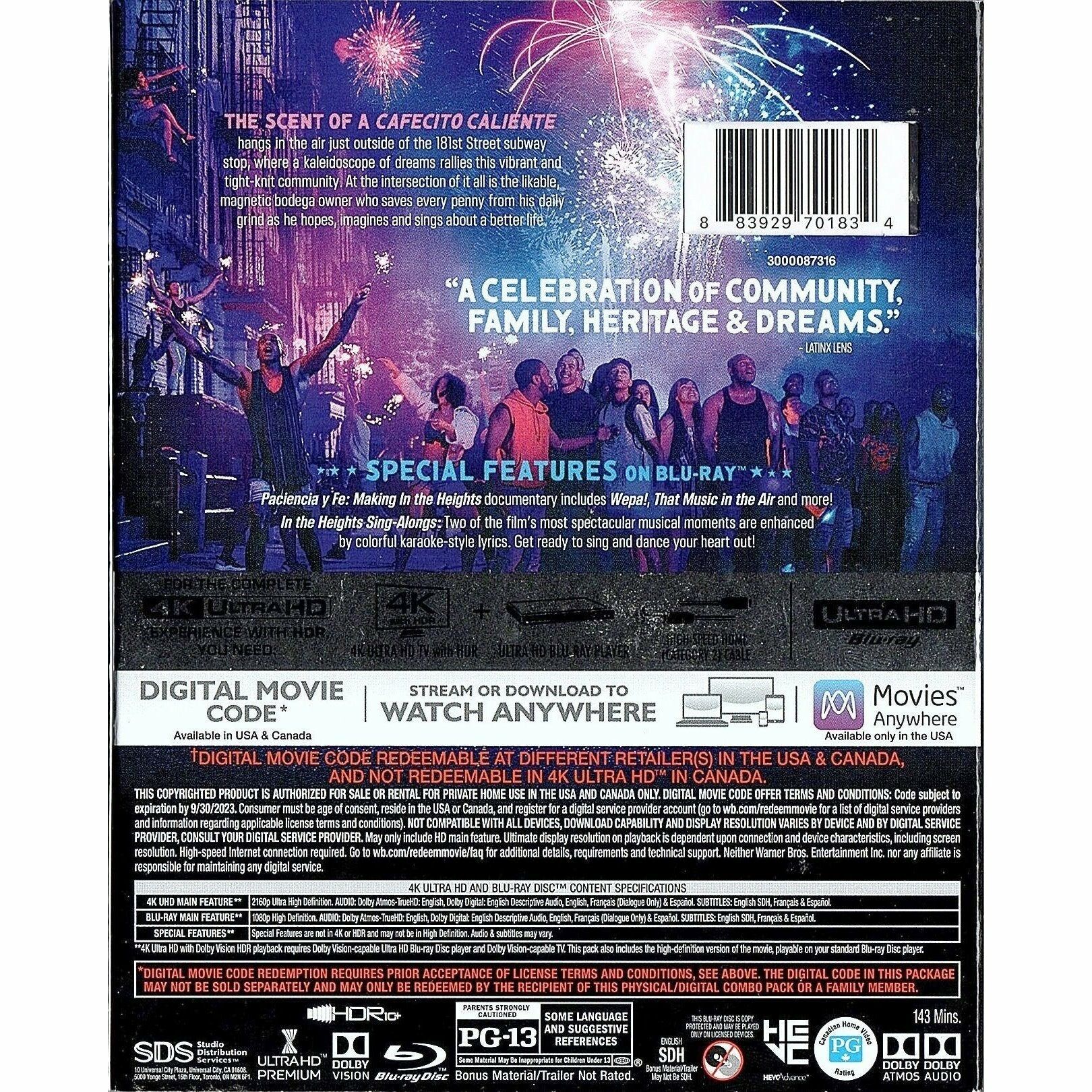 狂舞紐約 (2021) (4K Ultra HD + Blu-ray) (美國版)