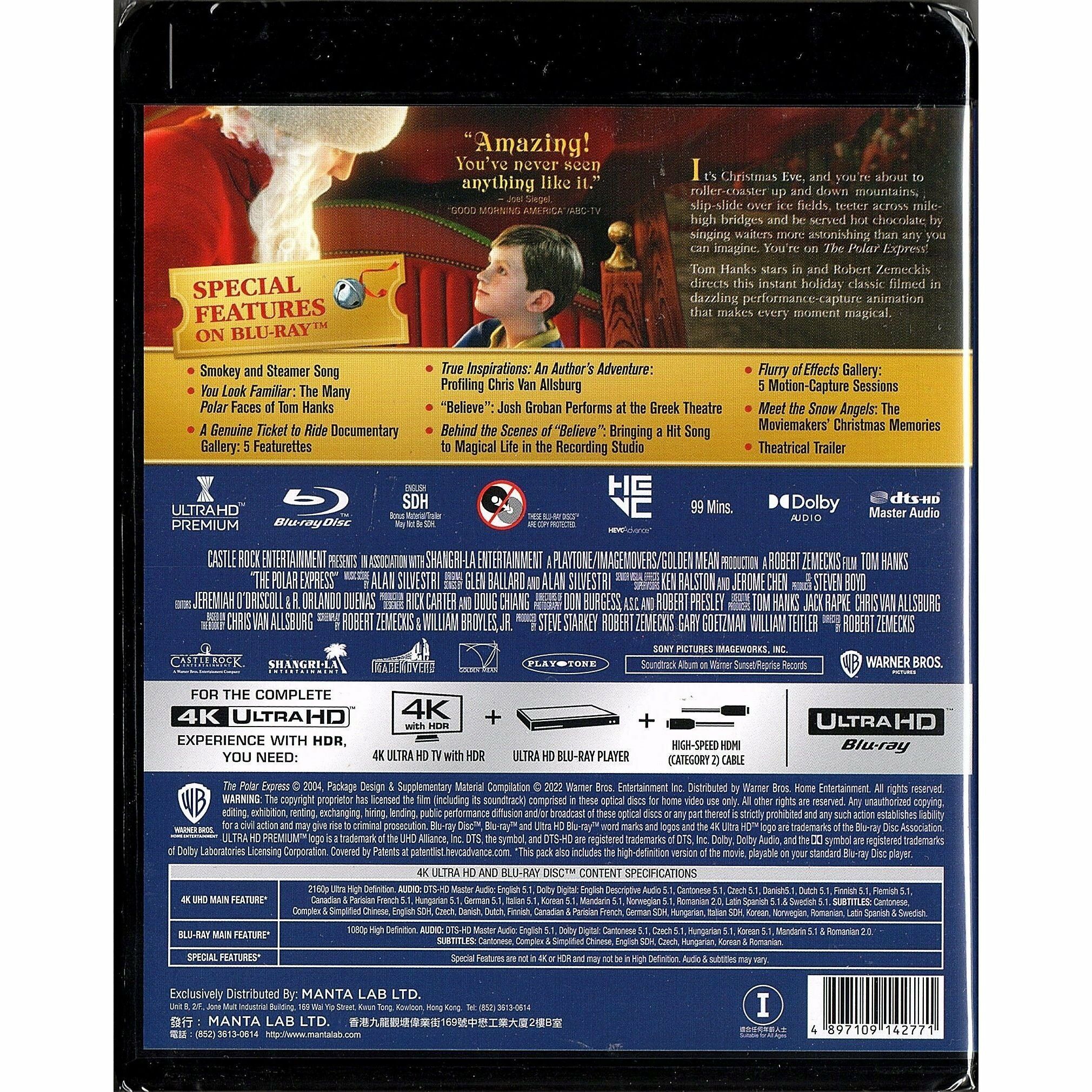 Polar Express, The (2004) (4K Ultra HD + Blu-ray)