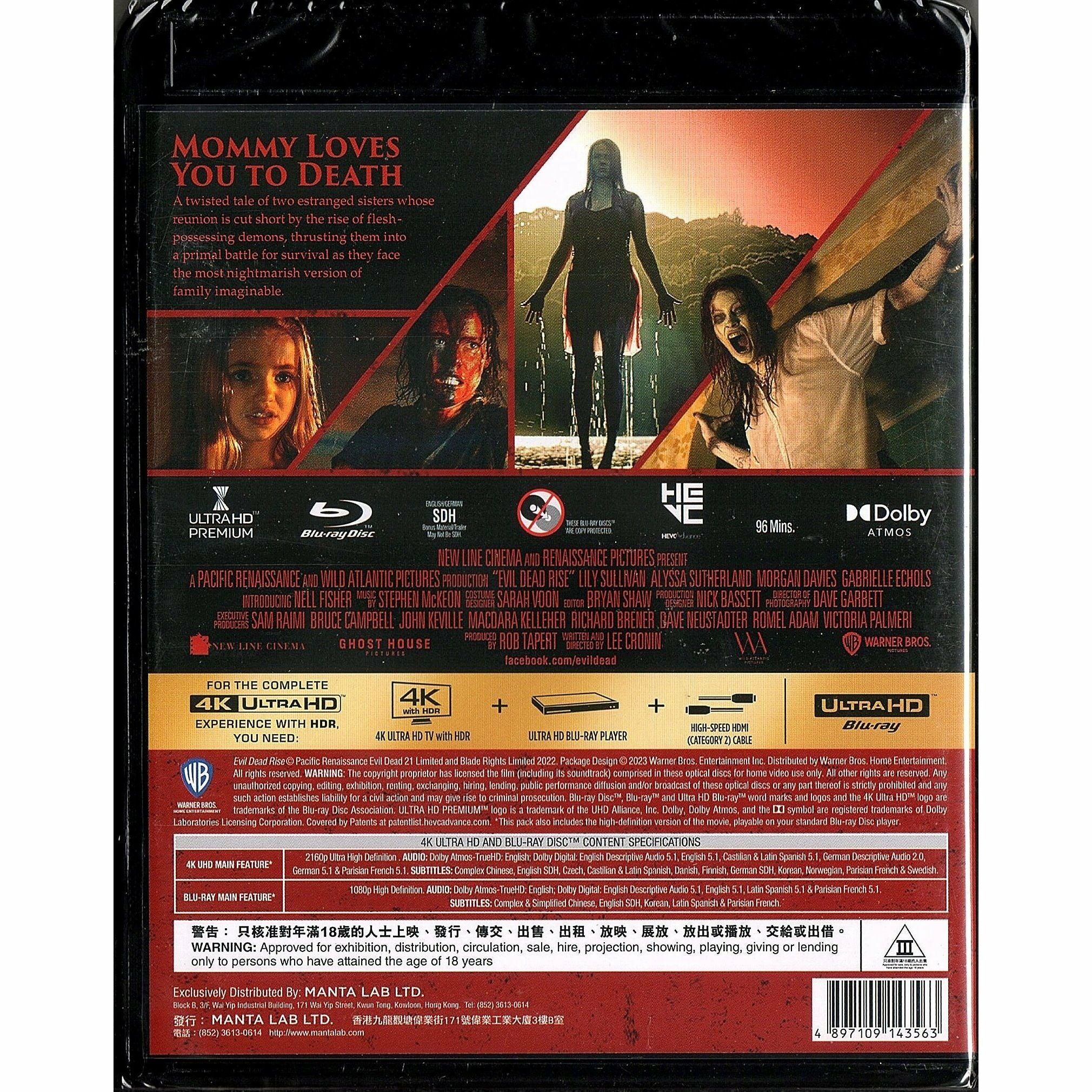 Evil Dead Rise (2023) (4K Ultra HD + Blu-ray)