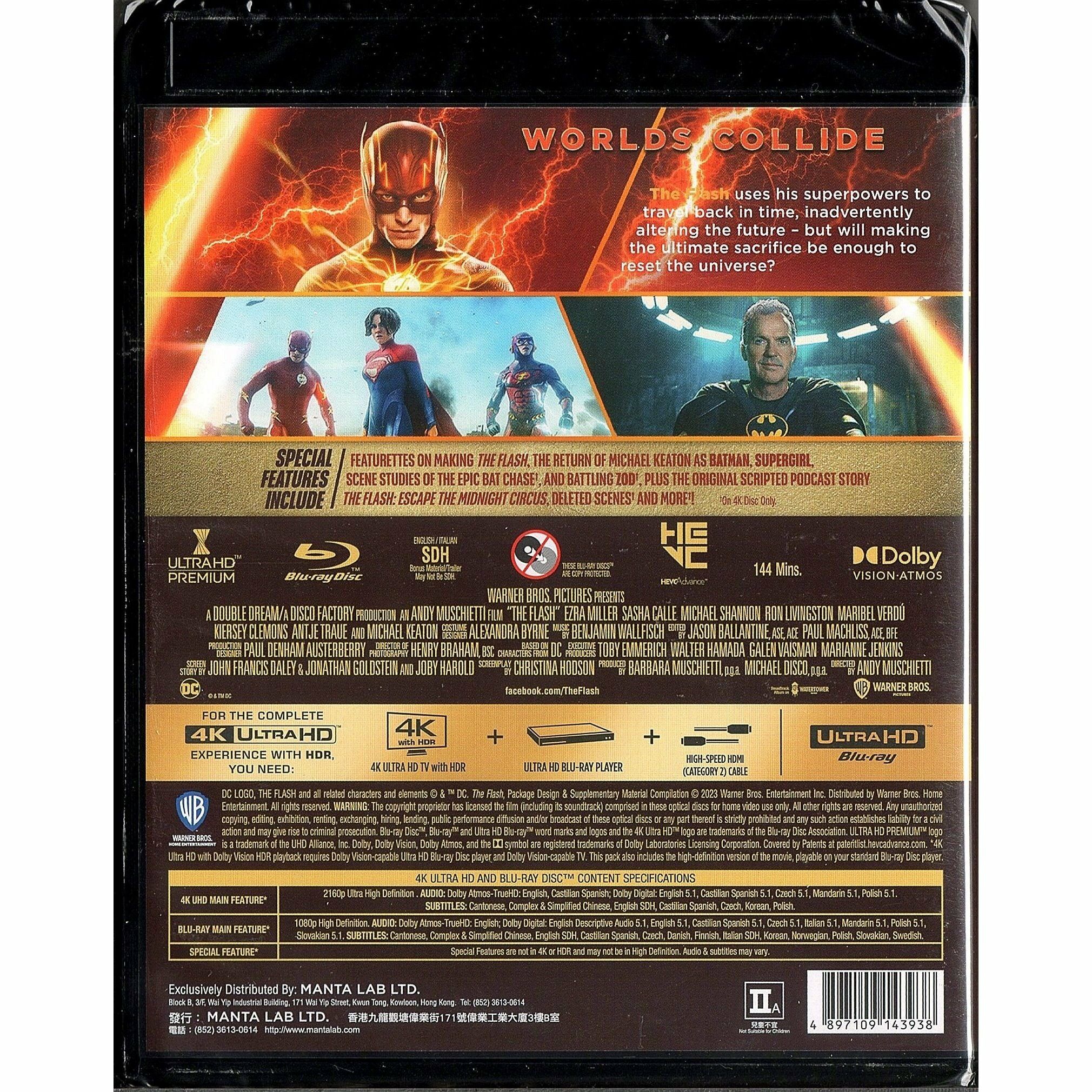 Flash, The (2023) (4K Ultra HD + Blu-ray)
