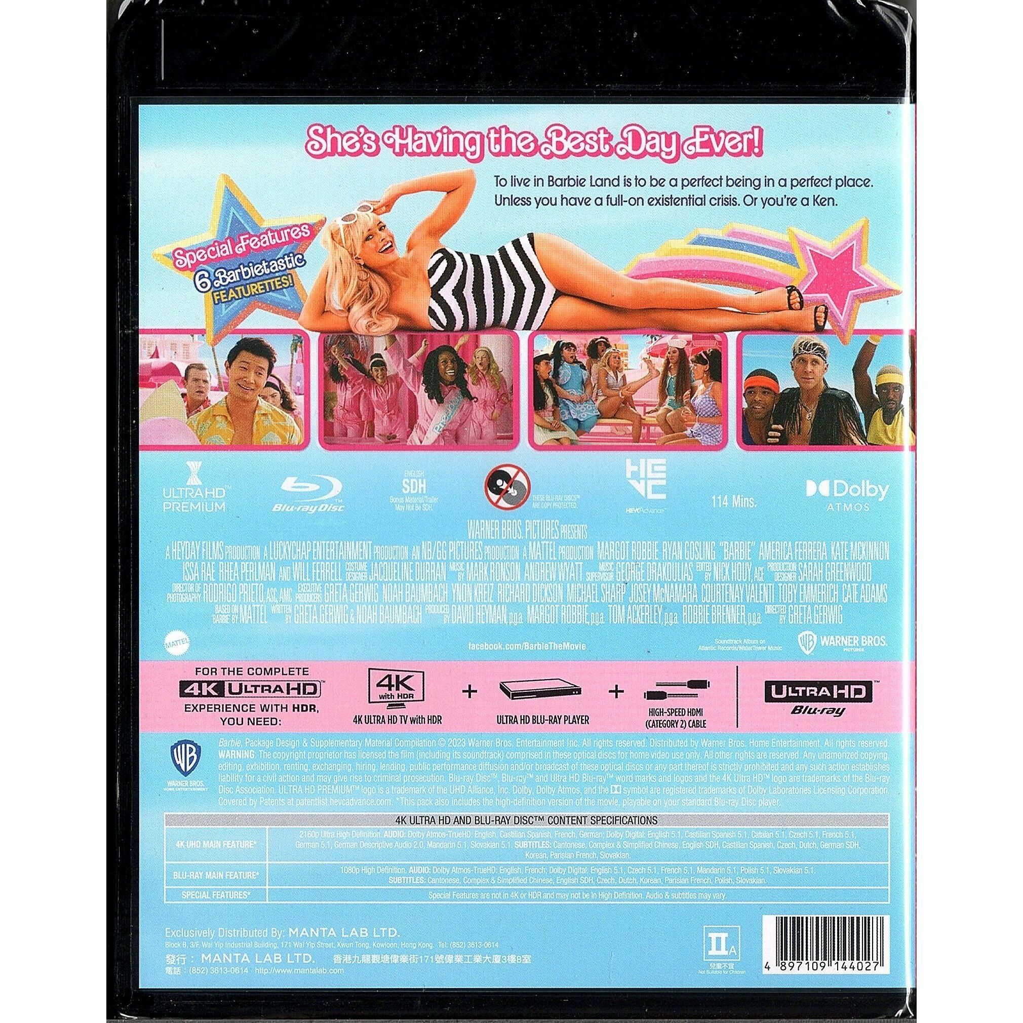 Barbie (2023) (4K Ultra HD + Blu-ray)