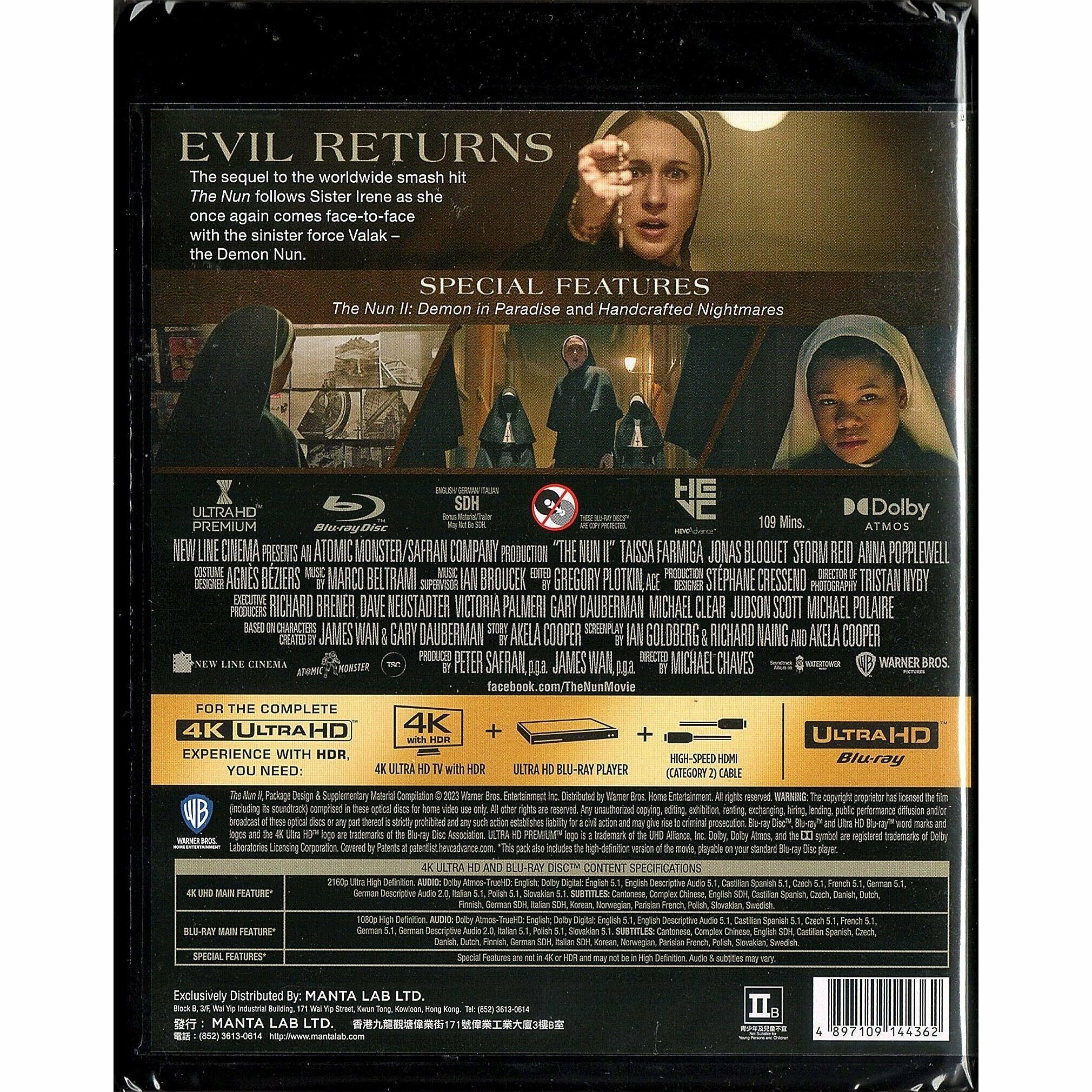 The Nun II (2023) (4K Ultra HD + Blu-ray)