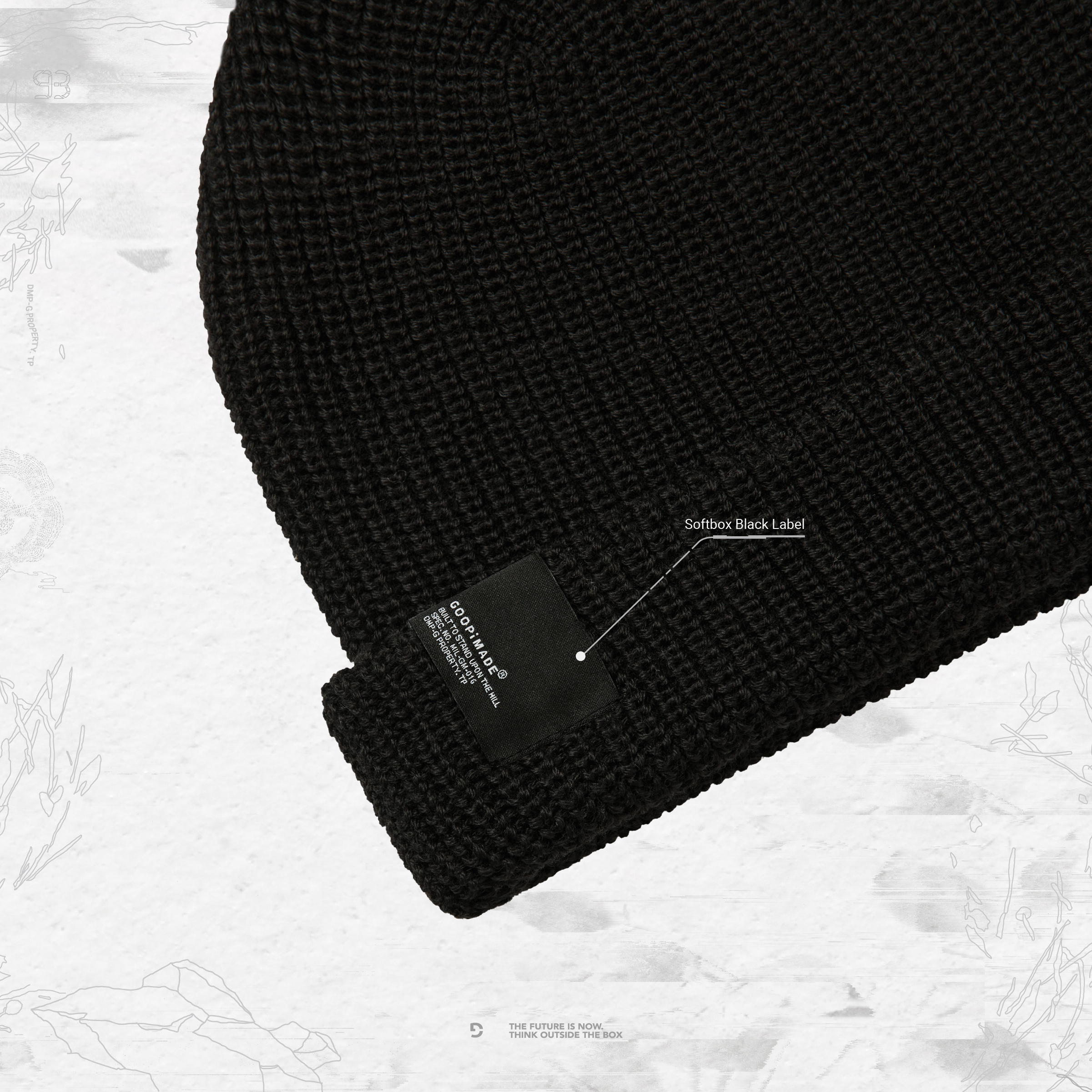 MB-7” SOFTBOX Patchwork Beanie - Shadow