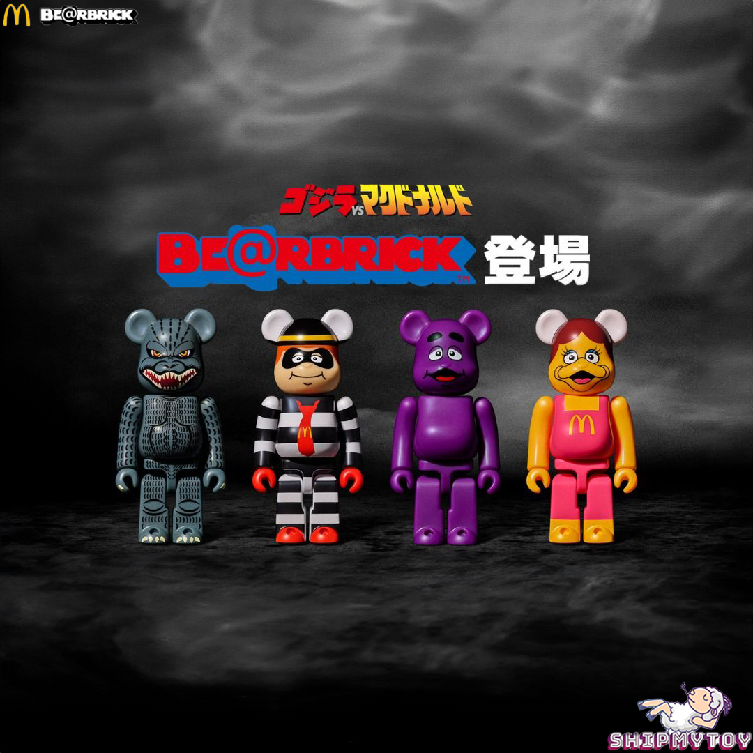 BE@RBRICK - ゴジラvsマクドナルド BE@RBRICK 150% 4体セット BE@RBRICK SERIES 50
