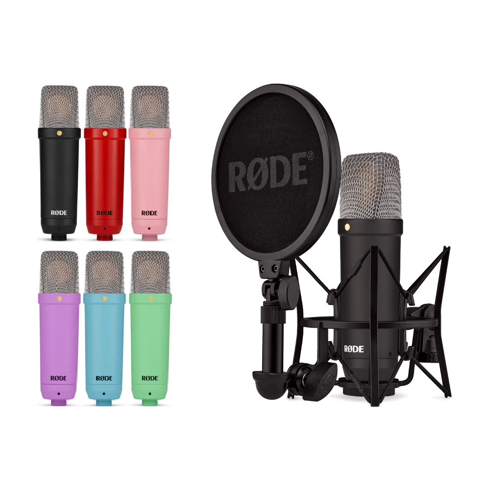 Rode Rode / NT1 Signature Series 電容式麥克風套組(含避震架/防噴罩)(6色)(台灣代理公司貨) — 三峽麥克風｜YA! 玩音樂