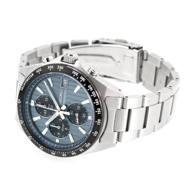 萬年鐘錶 - SEIKO   CS 系列 經典三眼計時男錶 SBTR041J  / 8T67-00Y0B   錶徑41MM