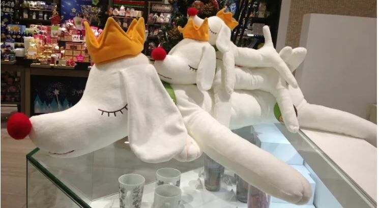 [現貨優惠]奈良美智  奈良美智  皇冠 夢遊犬 S號