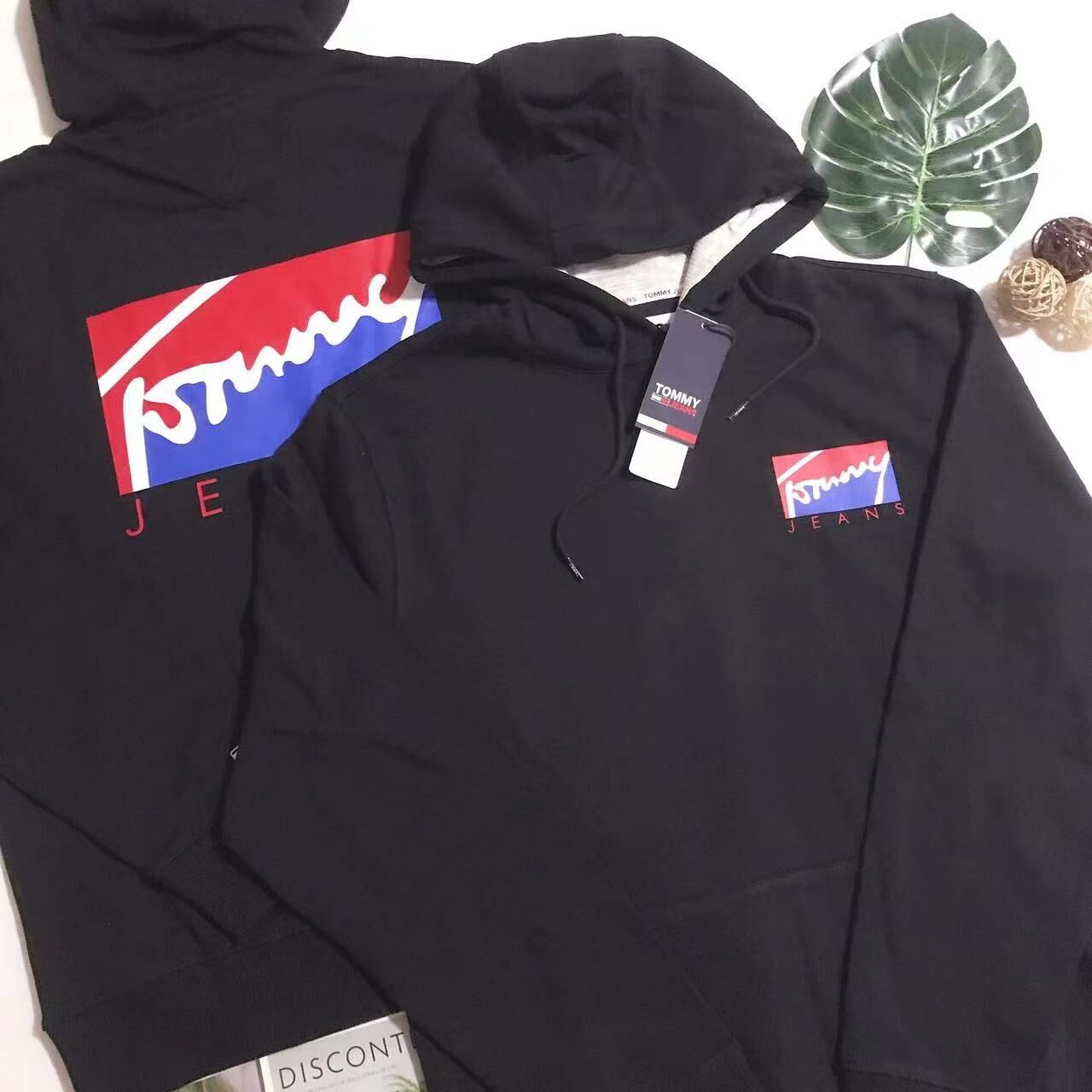 TOMMY JEANS BACK PRINT HOODIES