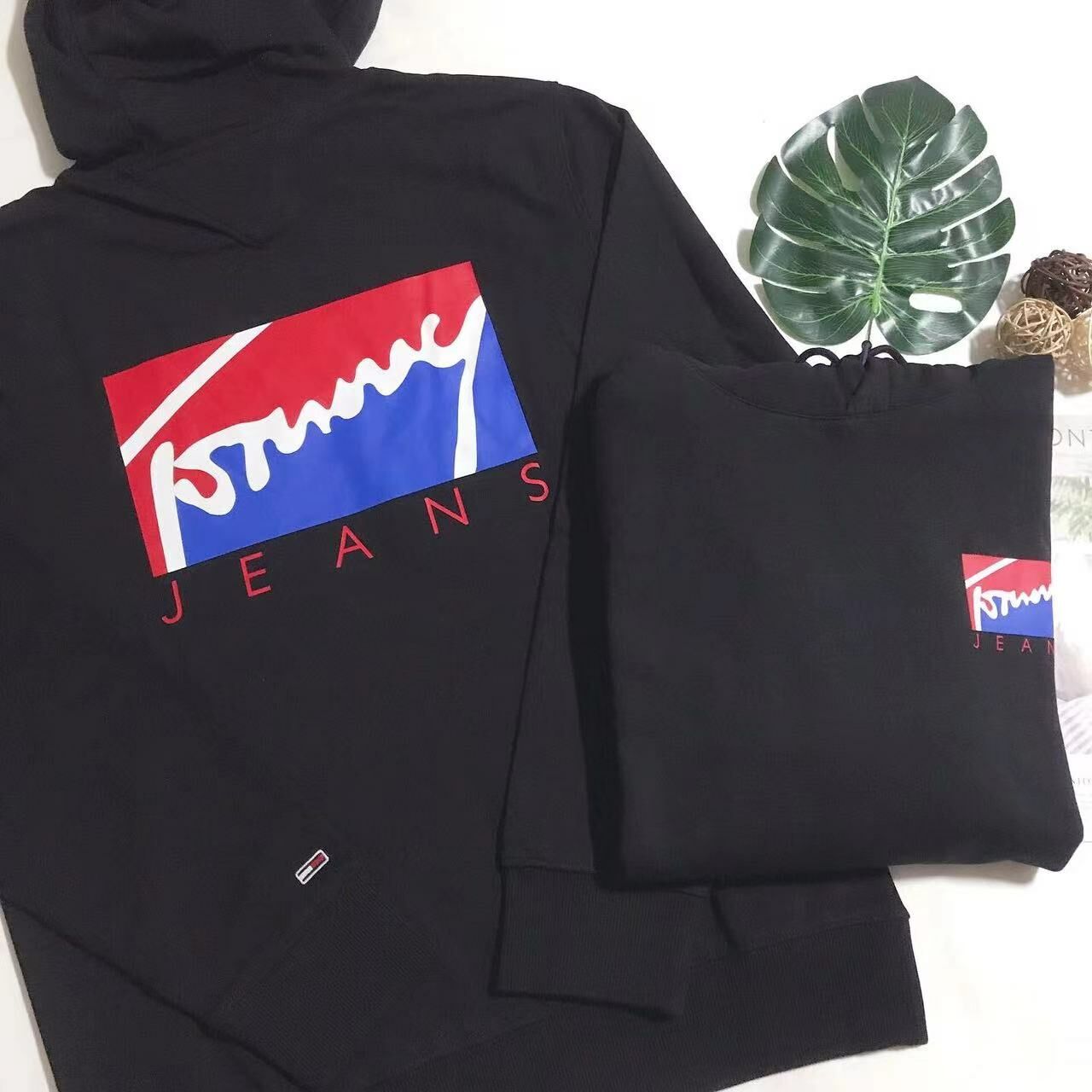 TOMMY JEANS BACK PRINT HOODIES