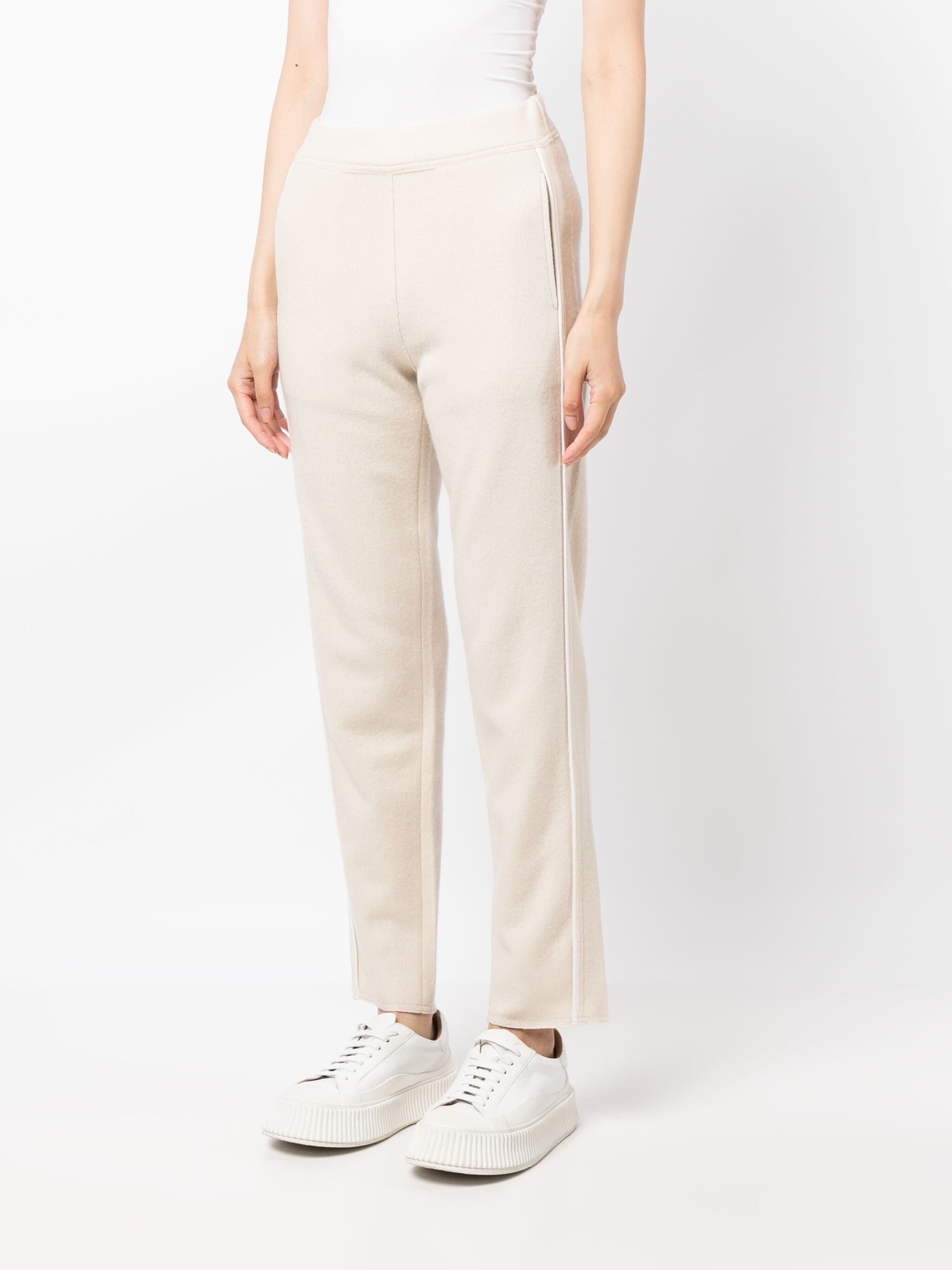 LORENA ANTONIAZZI 滾邊羊毛褲