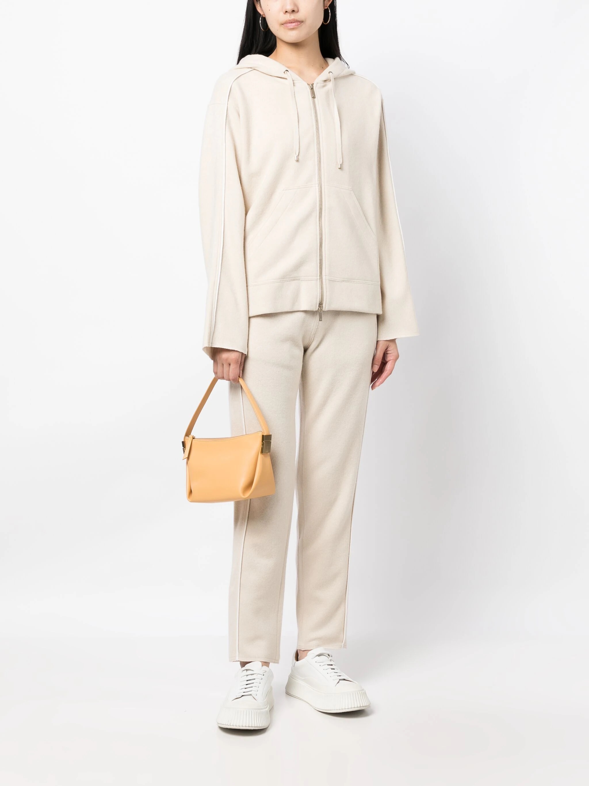 LORENA ANTONIAZZI 滾邊羊毛褲