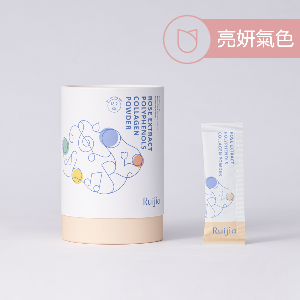 【Ruijia露奇亞】玫瑰萃取膠原蛋白粉(30日份)