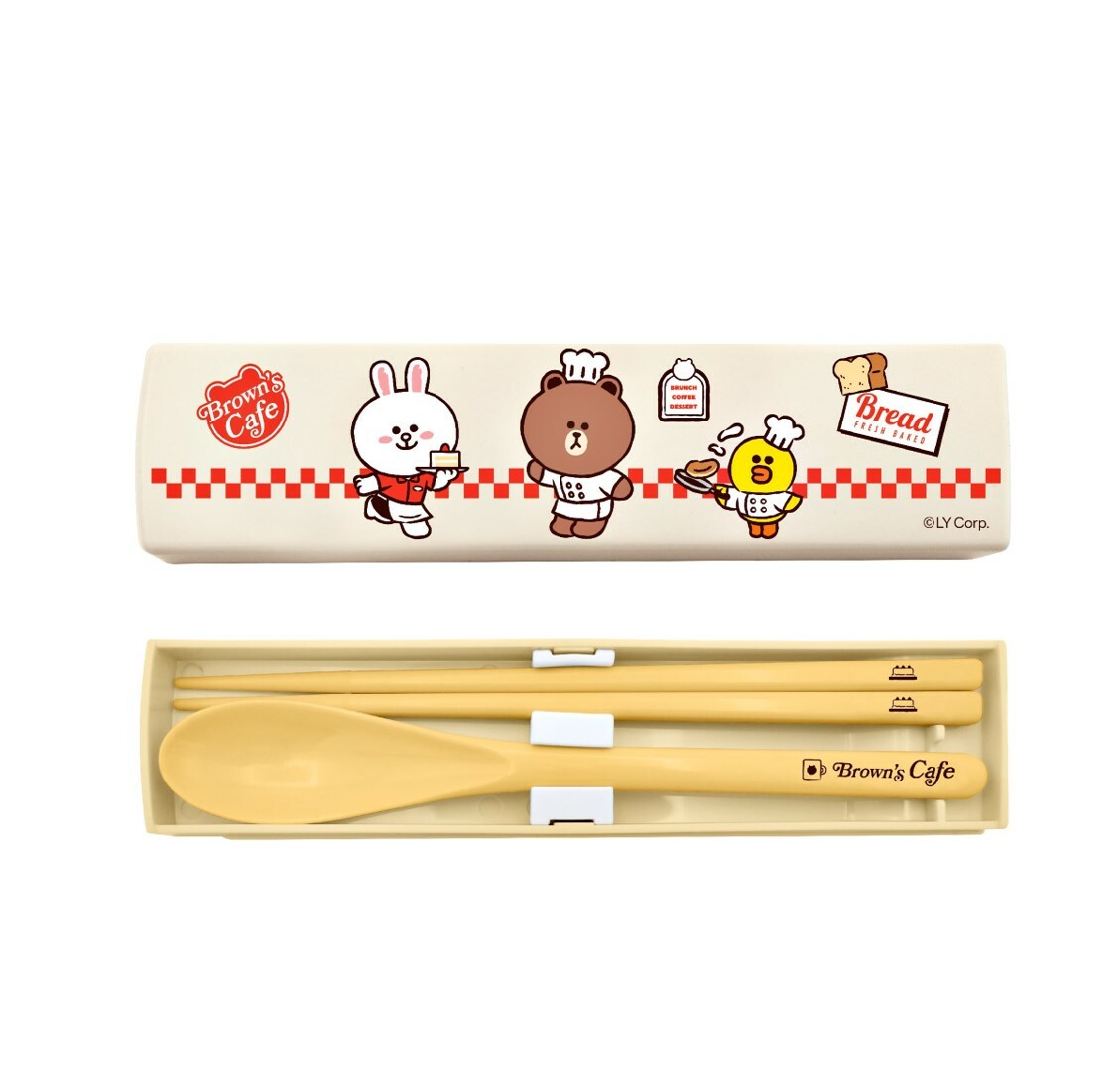 LINE FRIENDS | 餐具套裝 (匙+筷)