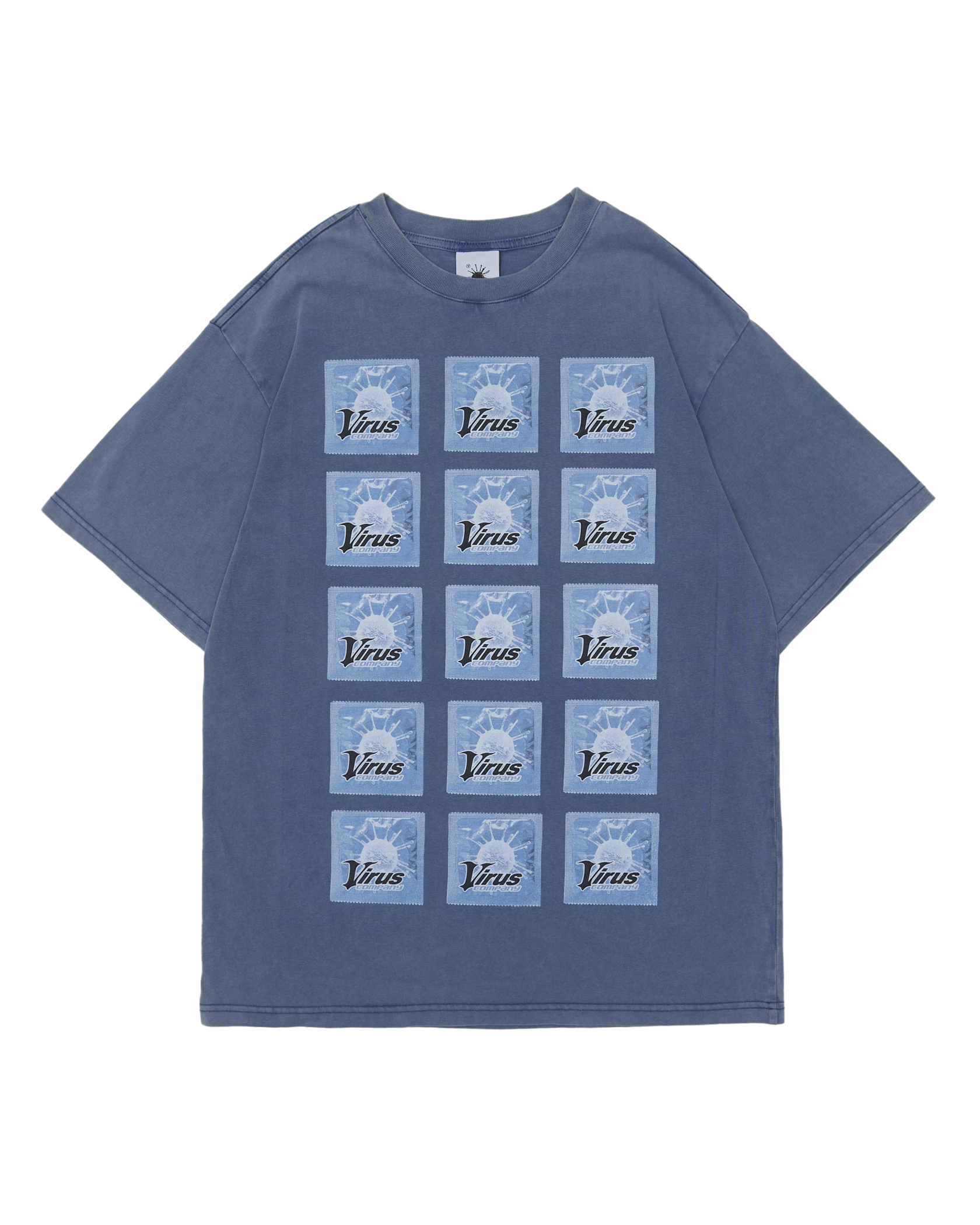 VIRUSWORLD SEX! SEX! SEX! BLUE WASHED TEE