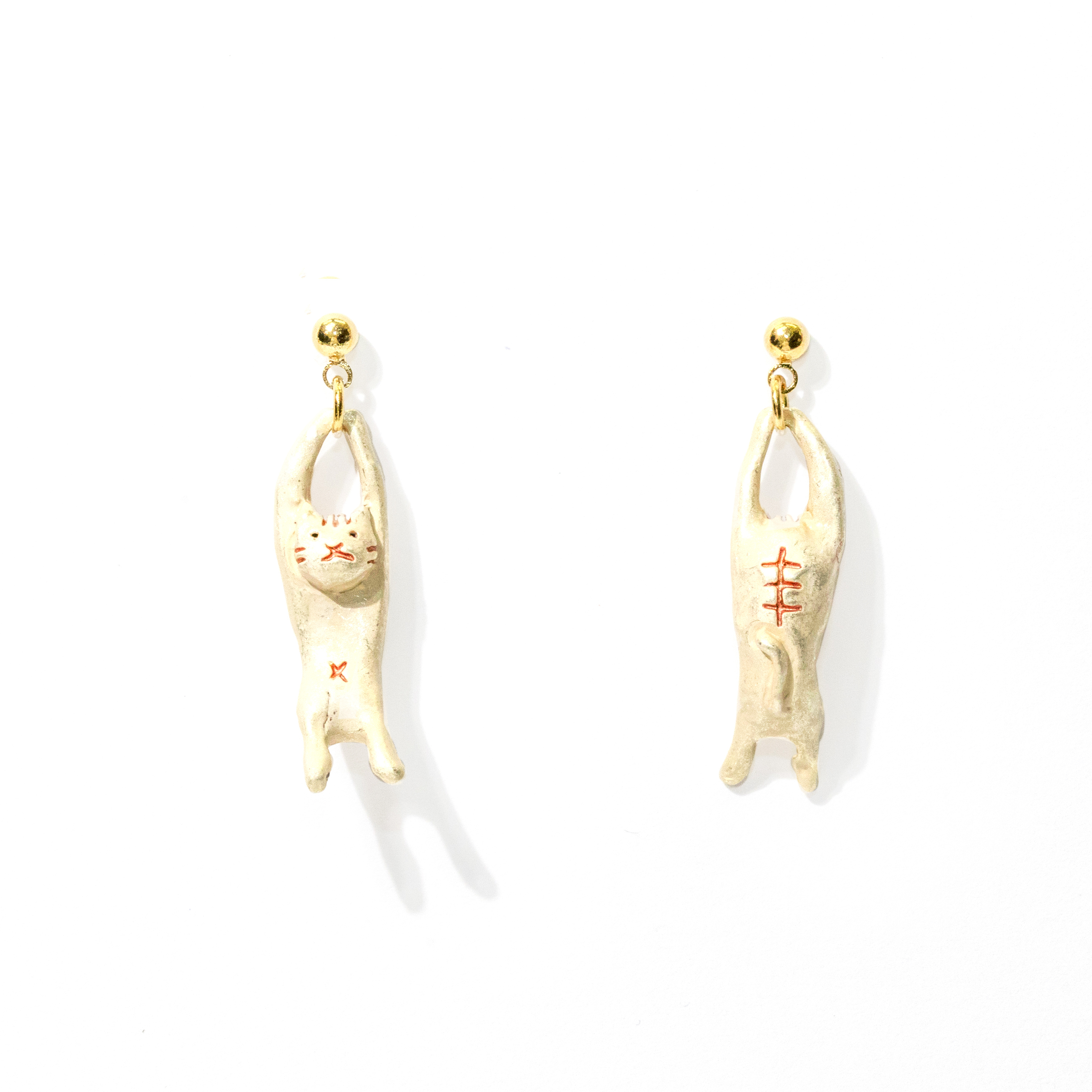 編舞中的貓老師耳環