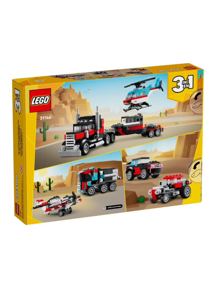 LEGO 31146 Flatbed Truck with Helicopter