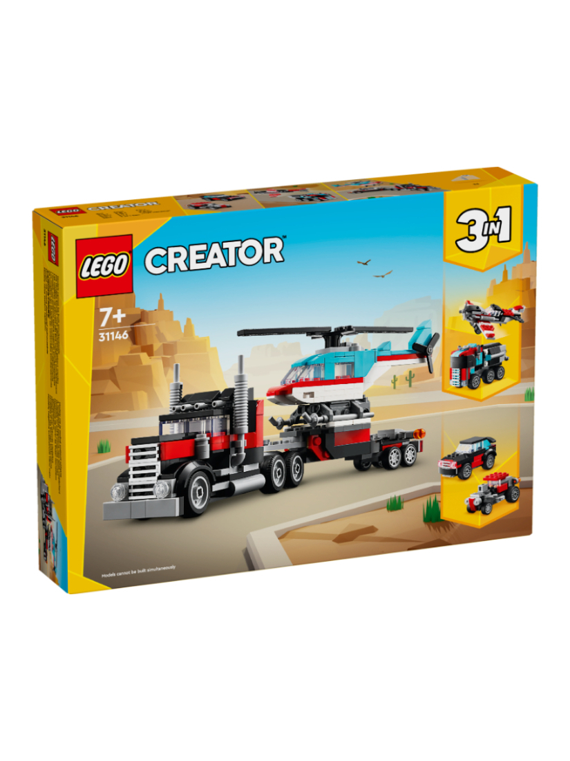 LEGO 31146 Flatbed Truck with Helicopter