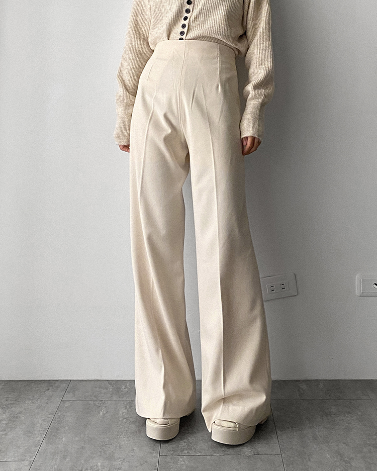 MFP-2444 高腰毛料長褲