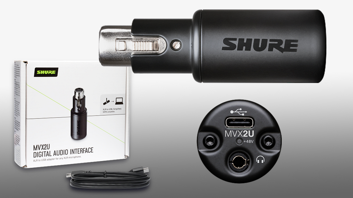 SHURE MVX2U オーディションインターフェース SHURE ( シュア ) MVX2U デジタルオーディオインターフェース