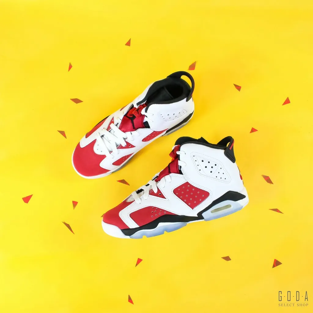 Air Jordan 6 Retro Carmine GS 胭脂紅 女鞋 384665-106